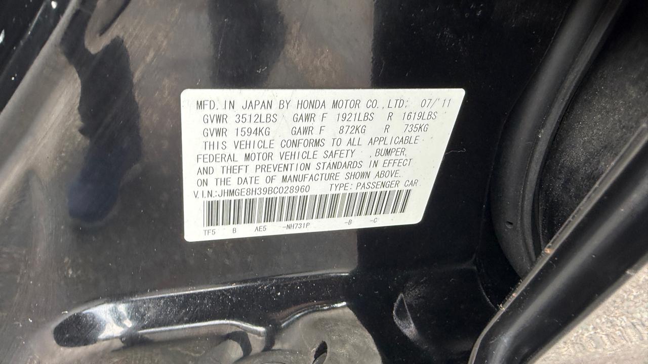 2011 Honda Fit Base - Photo 48