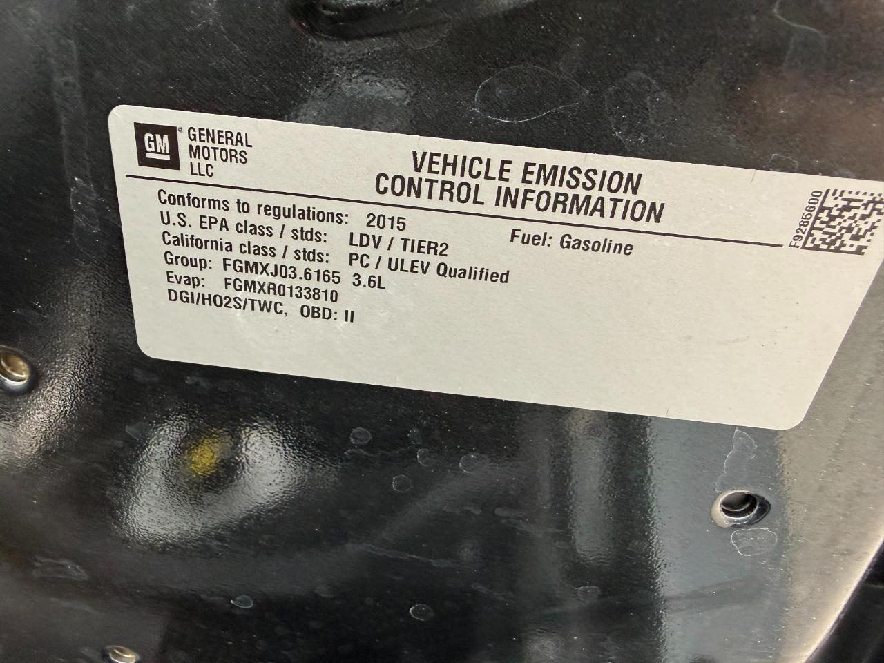 Chevrolet Camaro 1LT Coupe 2015