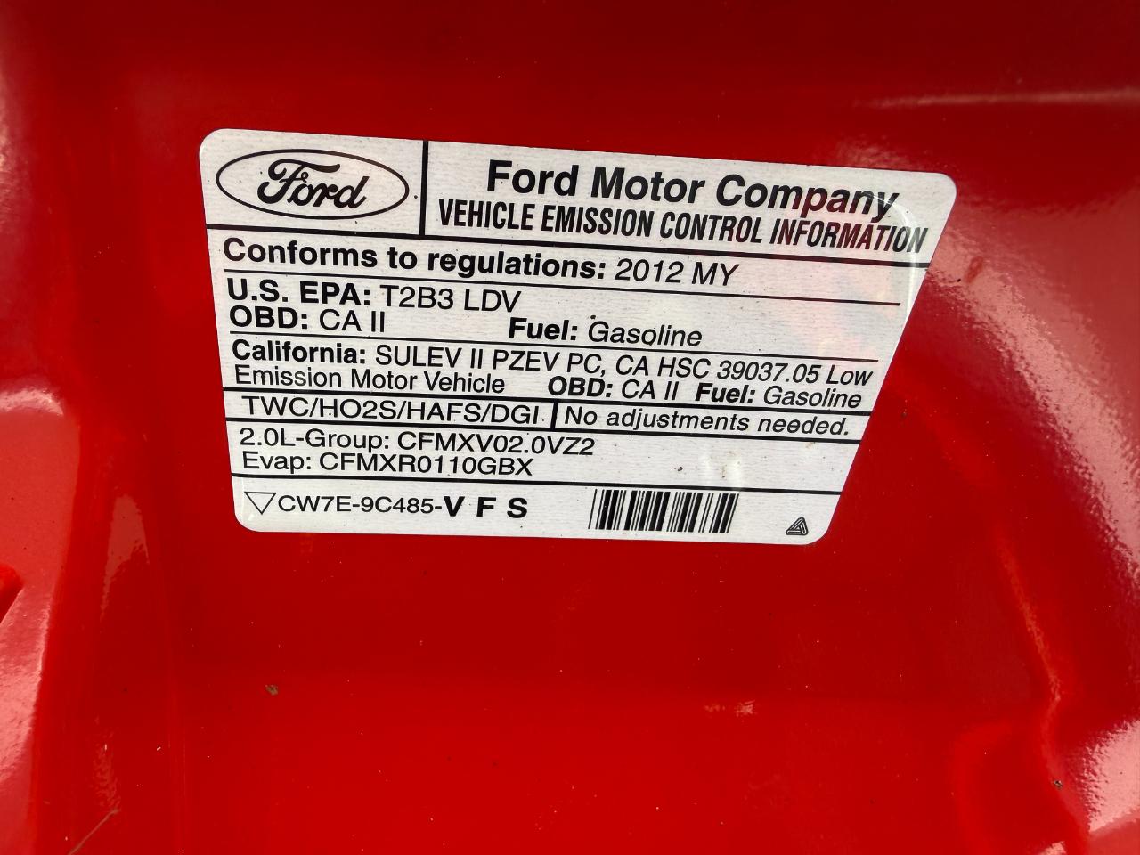 Ford Focus SE Sedan 2012