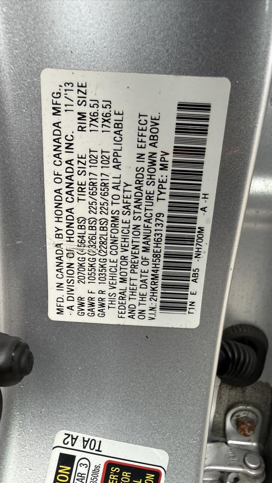 Honda CR-V EX 4WD 5-Speed AT 2014