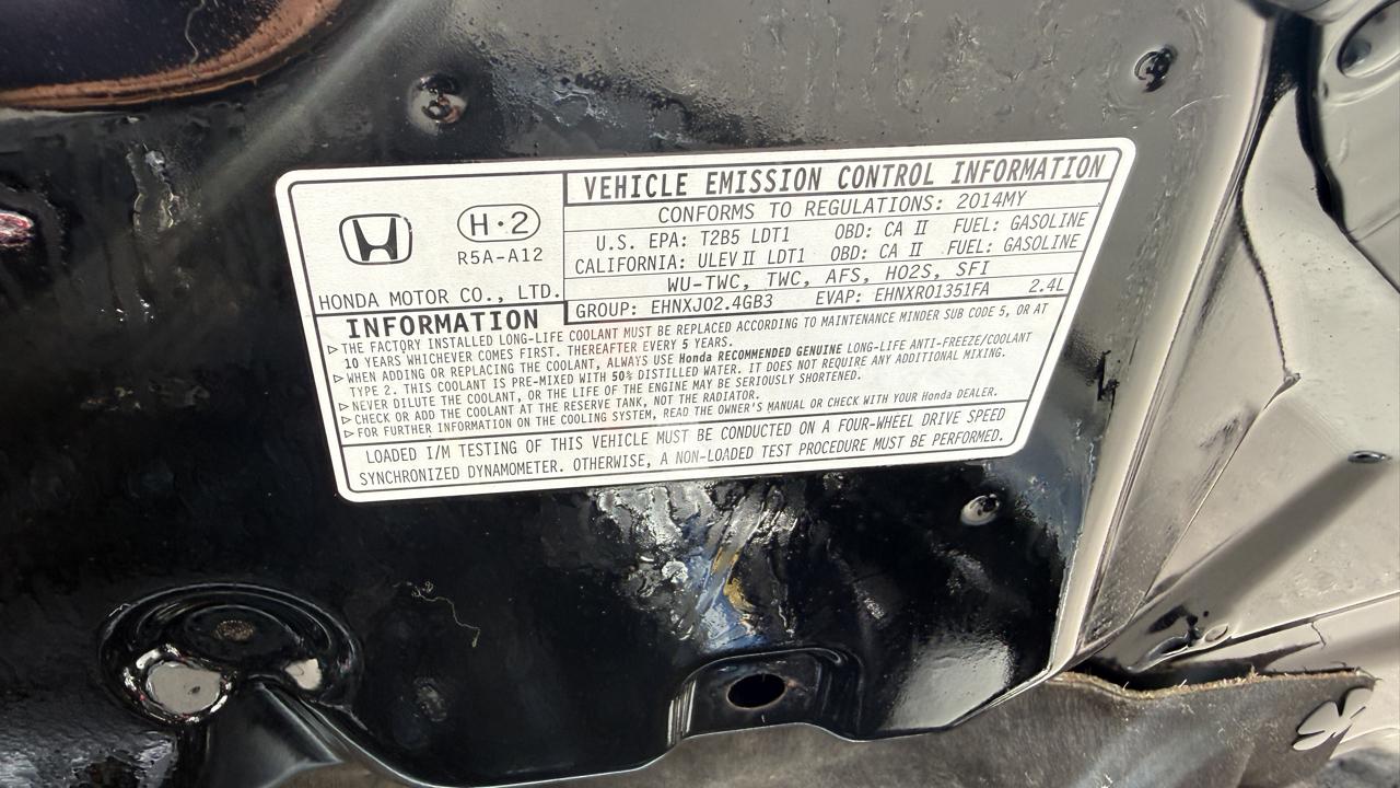 Honda CR-V EX-L 4WD 5-Speed AT 2014