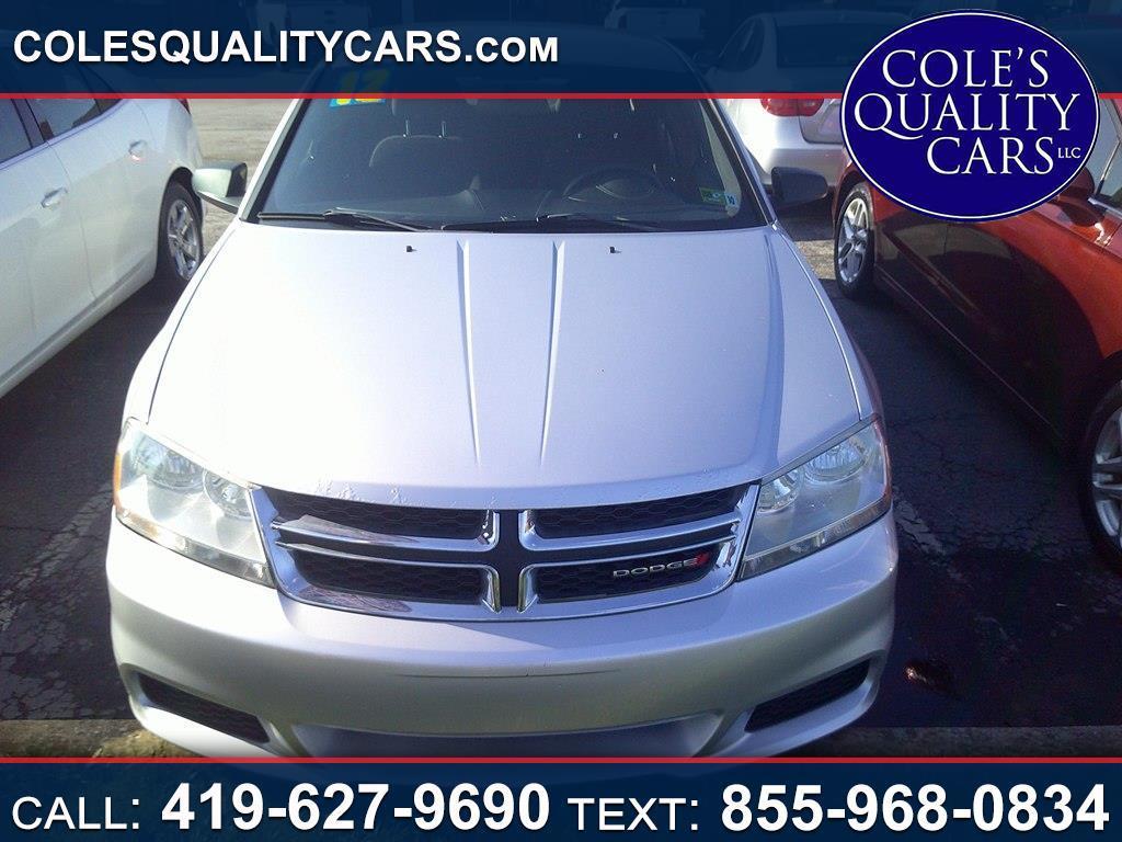 2012 Dodge Avenger 4dr Sdn SE V6
