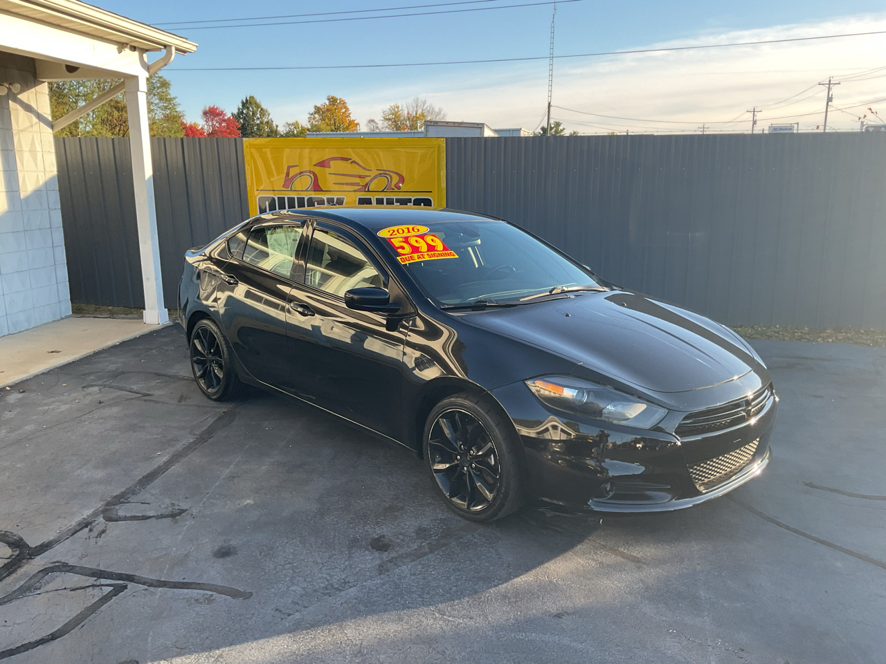 Dodge Dart 4dr Sdn SXT Sport Blacktop 2016 Dodge Dart 4dr Sdn SXT Sport Blacktop 2016