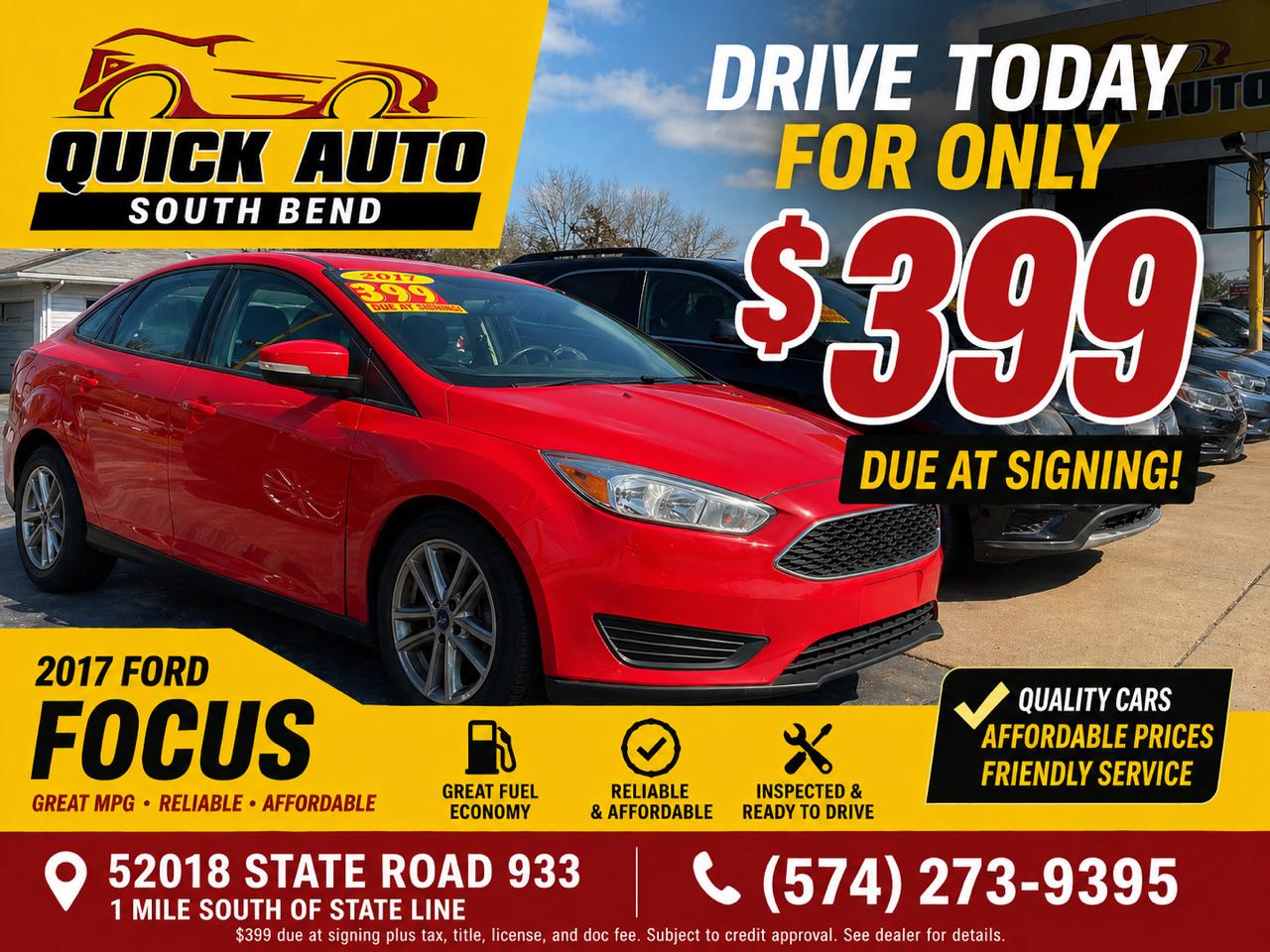 2017 Ford Focus SE Sedan