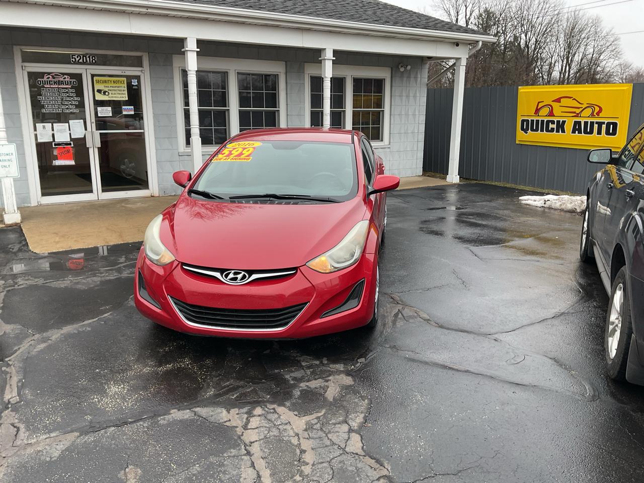 Hyundai Elantra 4dr Sdn Auto SE (Ulsan Plant) 2016