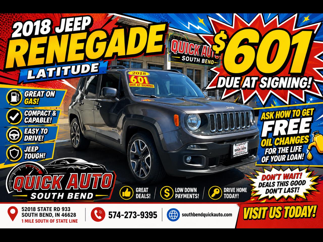 Jeep Renegade Latitude FWD 2018