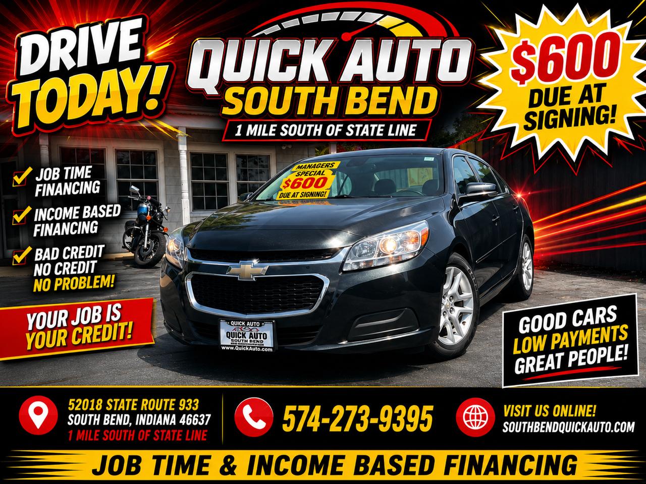 2015 Chevrolet Malibu 4dr Sdn LT w/1LT