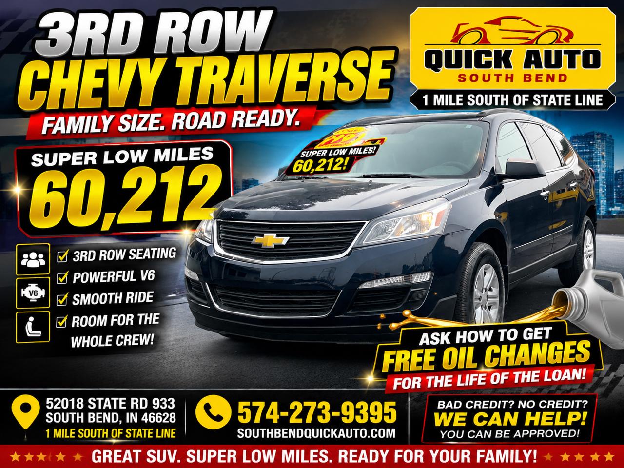 Chevrolet Traverse FWD 4dr LS 2015