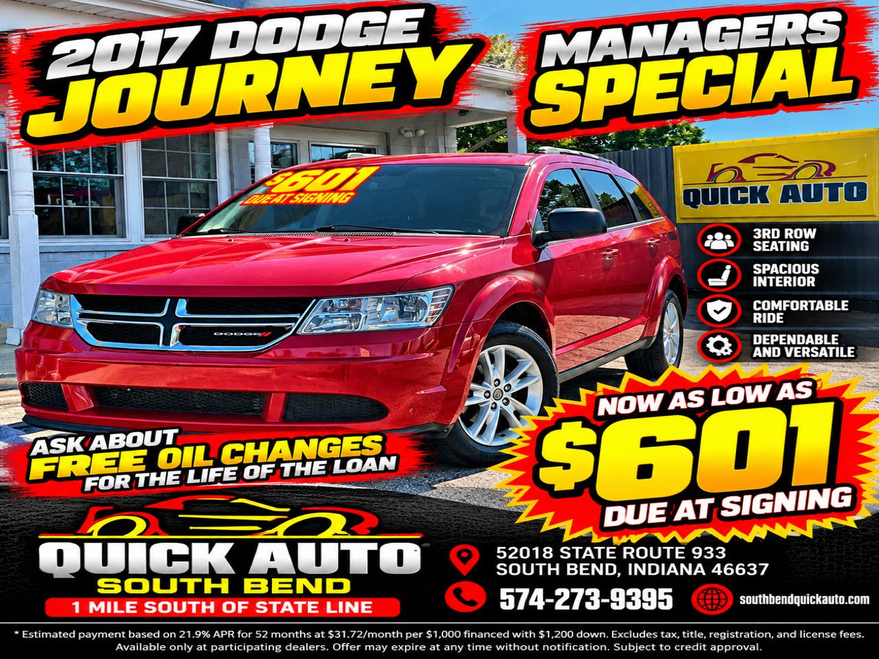 2017 Dodge Journey SE FWD