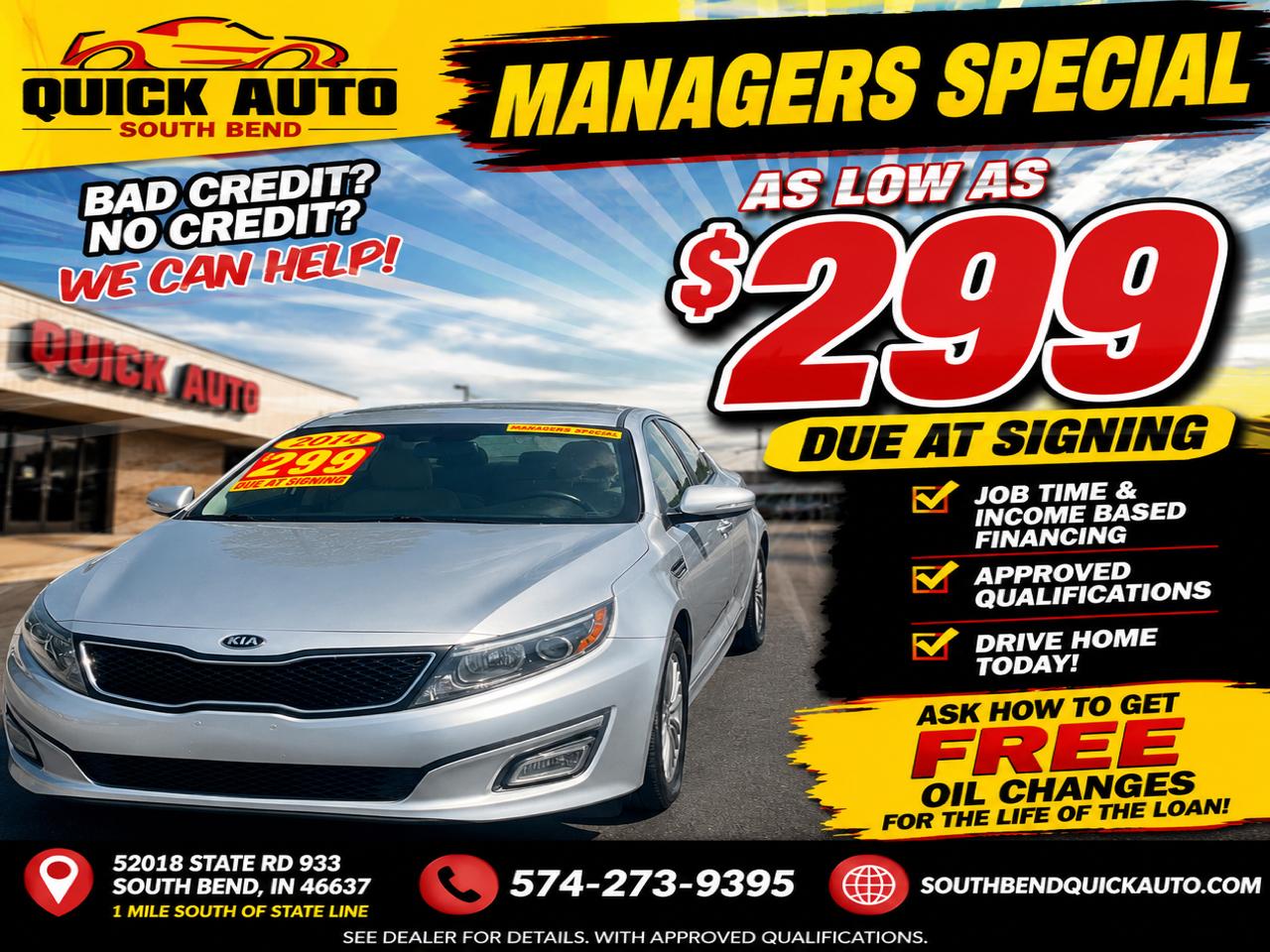 Kia Optima 4dr Sdn LX 2014