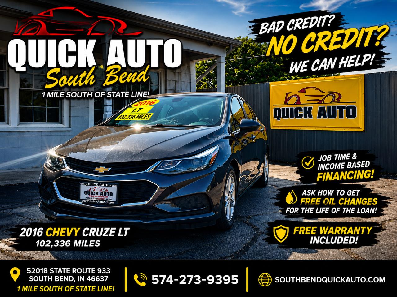 Chevrolet Cruze 4dr Sdn Auto LT 2016