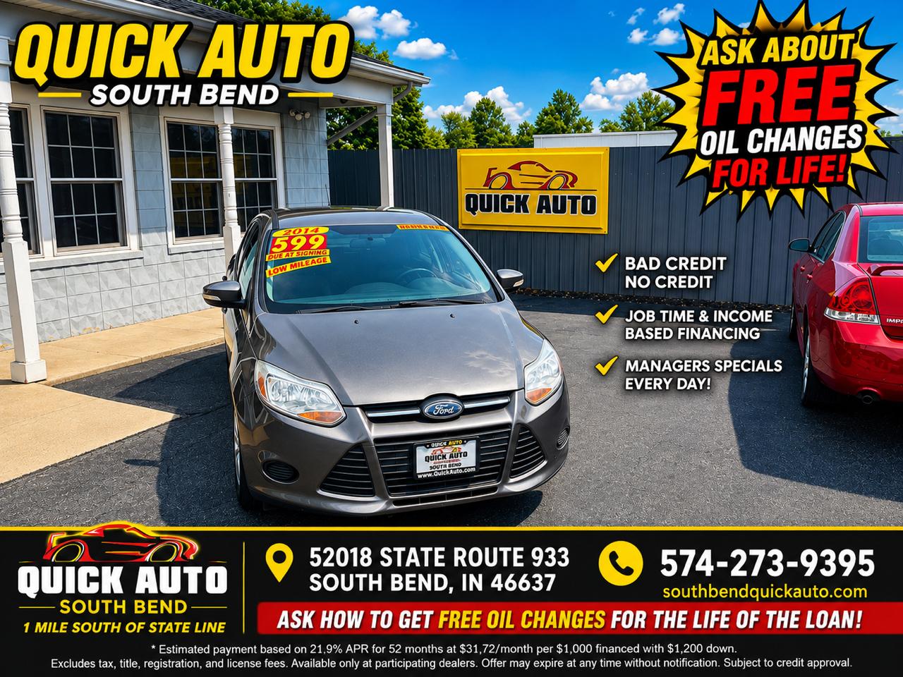 Ford Focus 4dr Sdn SE 2014