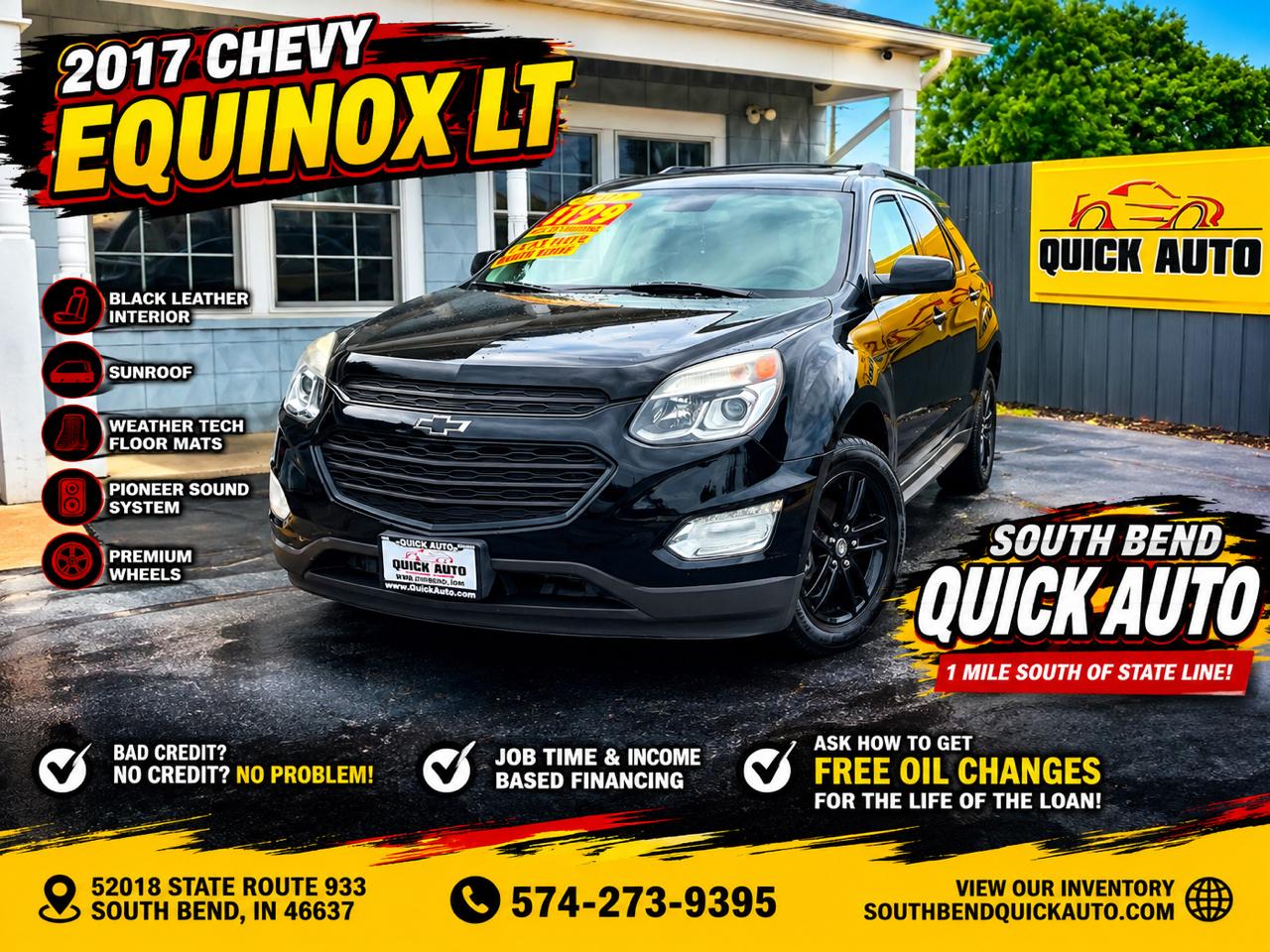 Chevrolet Equinox AWD 4dr LT w/1LT 2017