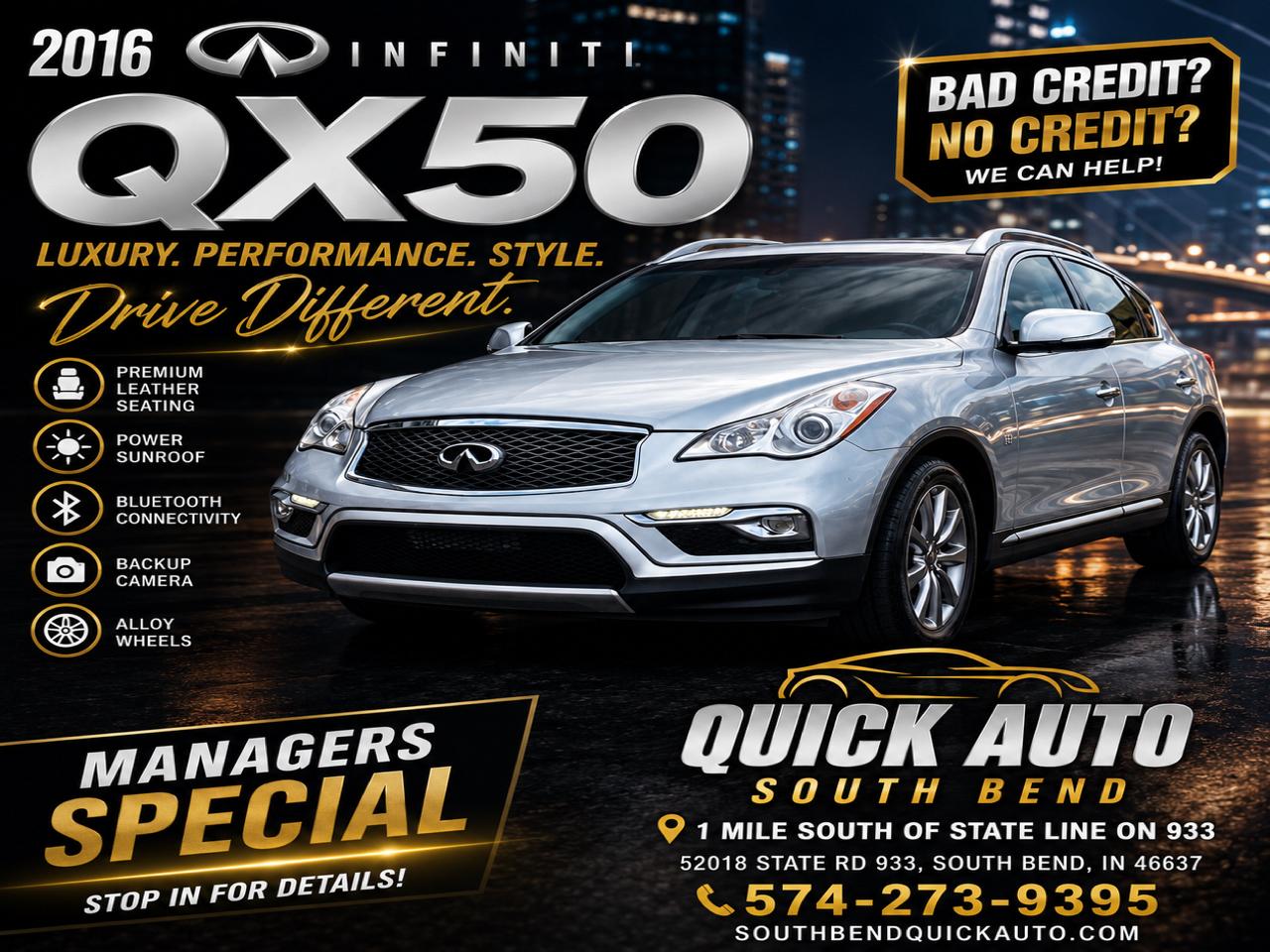2016 Infiniti QX50 AWD 4dr