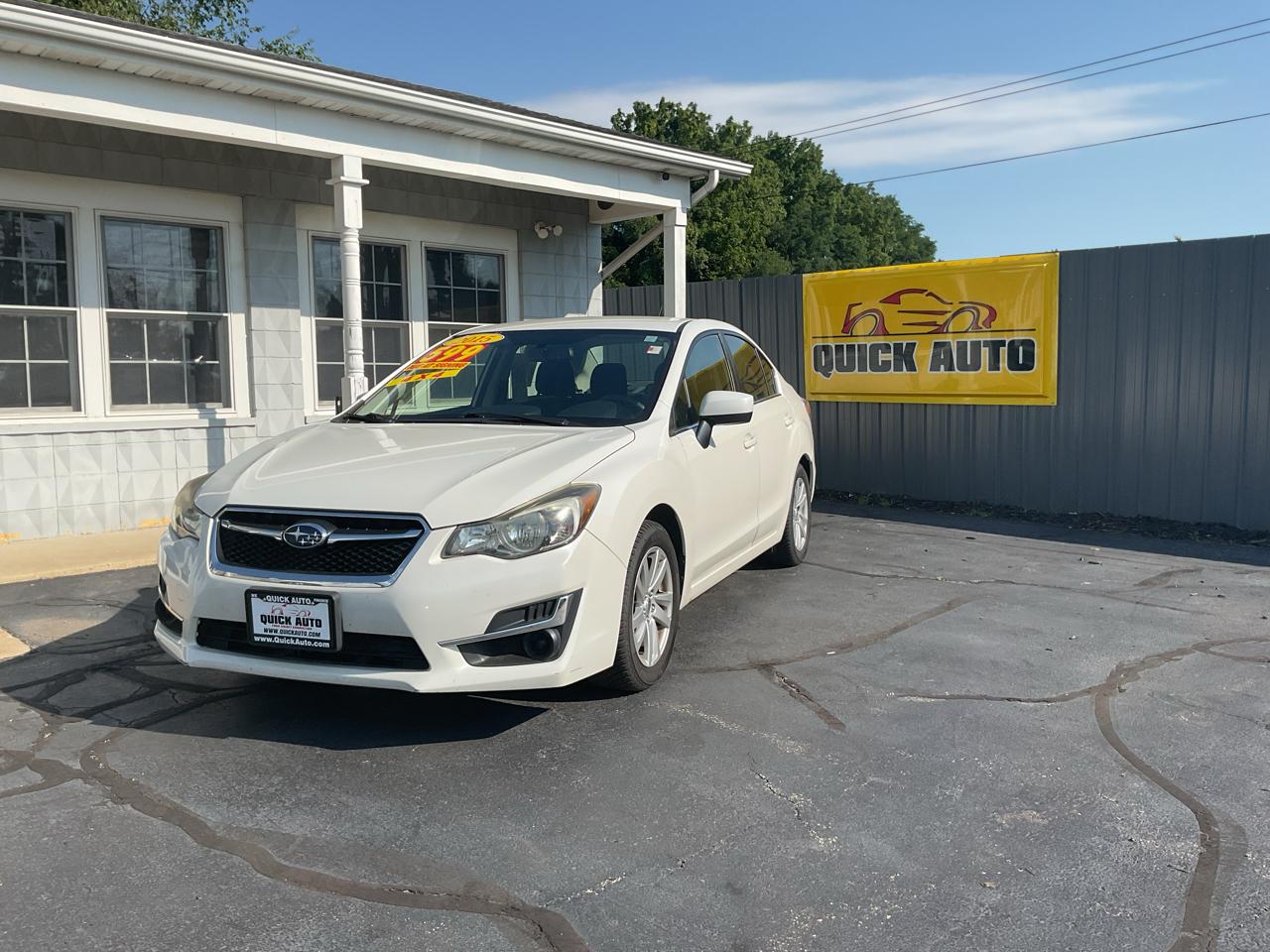 Subaru Impreza Sedan 4dr CVT 2.0i Premium 2015
