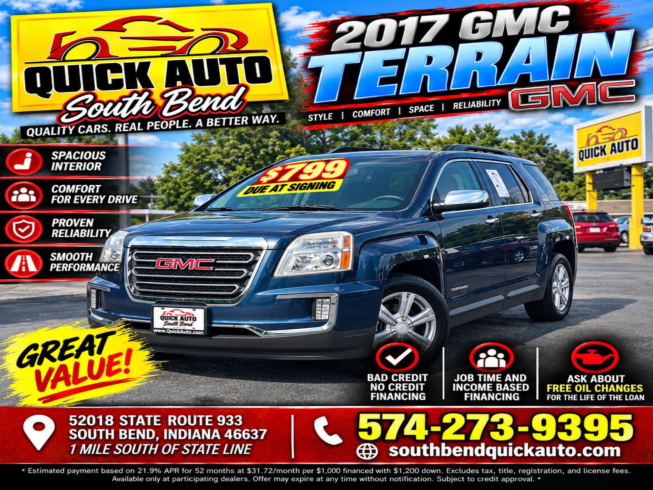 GMC Terrain FWD 4dr SLE w/SLE-2 2017