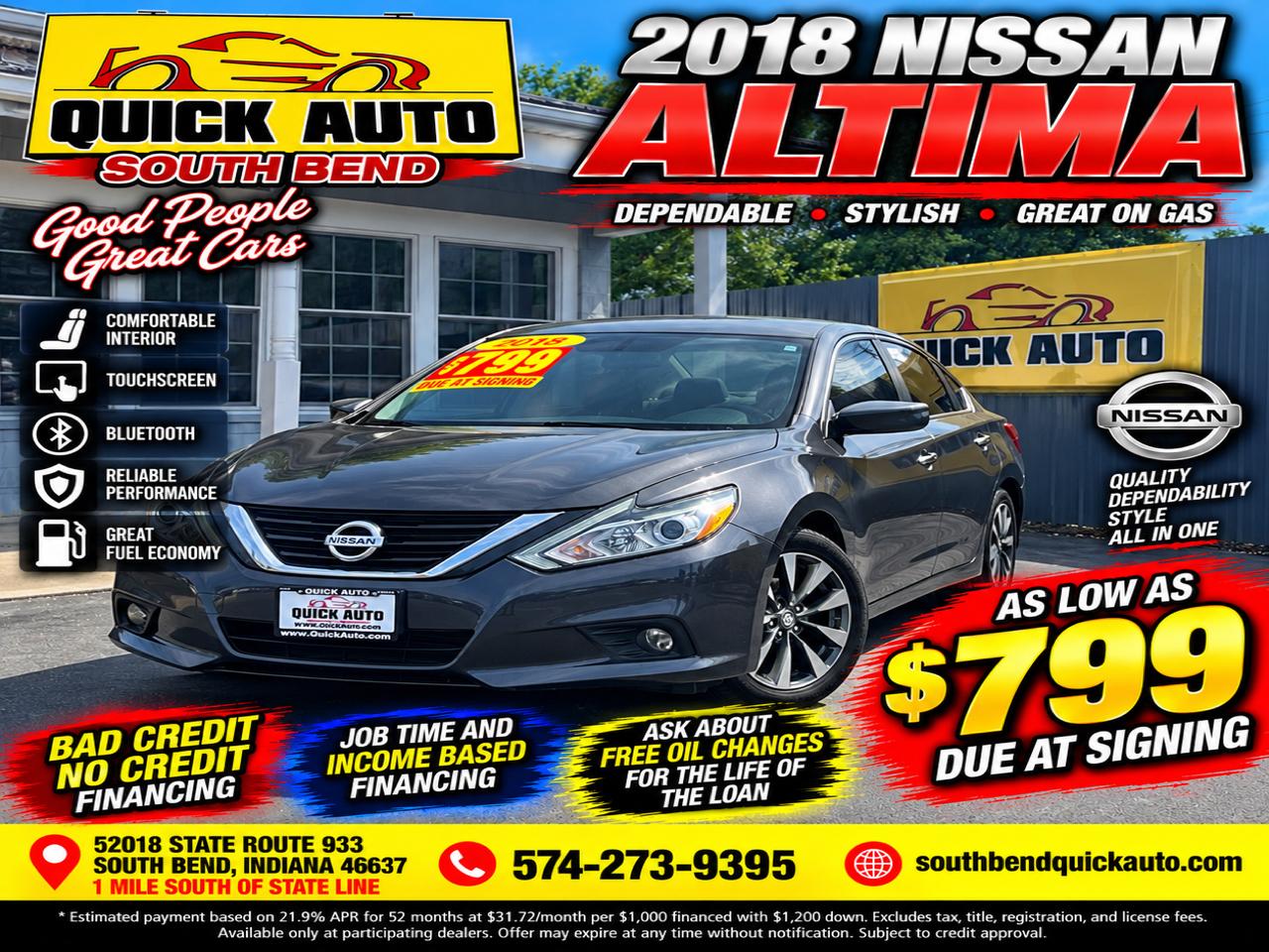 2018 Nissan Altima 2.5 SV