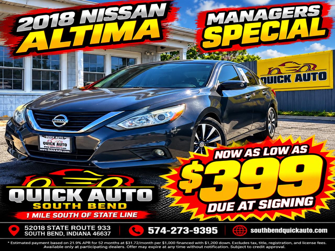 2018 Nissan Altima 2.5 SV