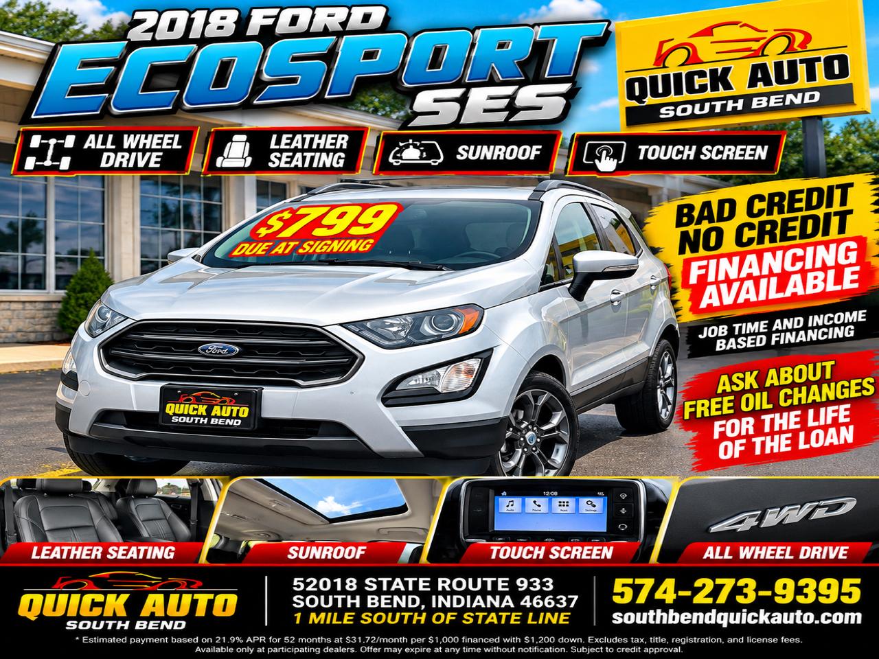 2018 Ford EcoSport SES 4WD