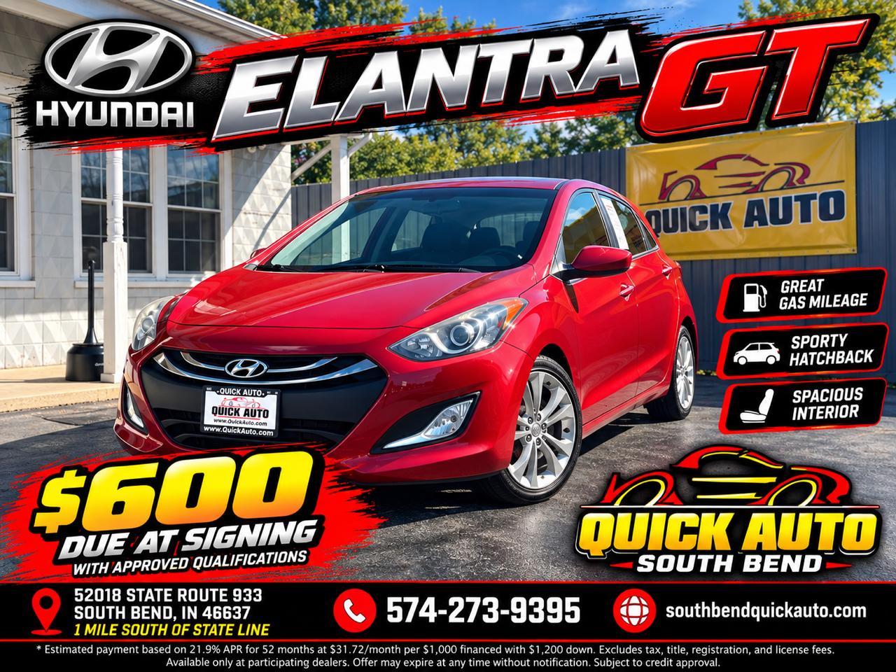 Hyundai Elantra GT 5dr HB Auto 2014