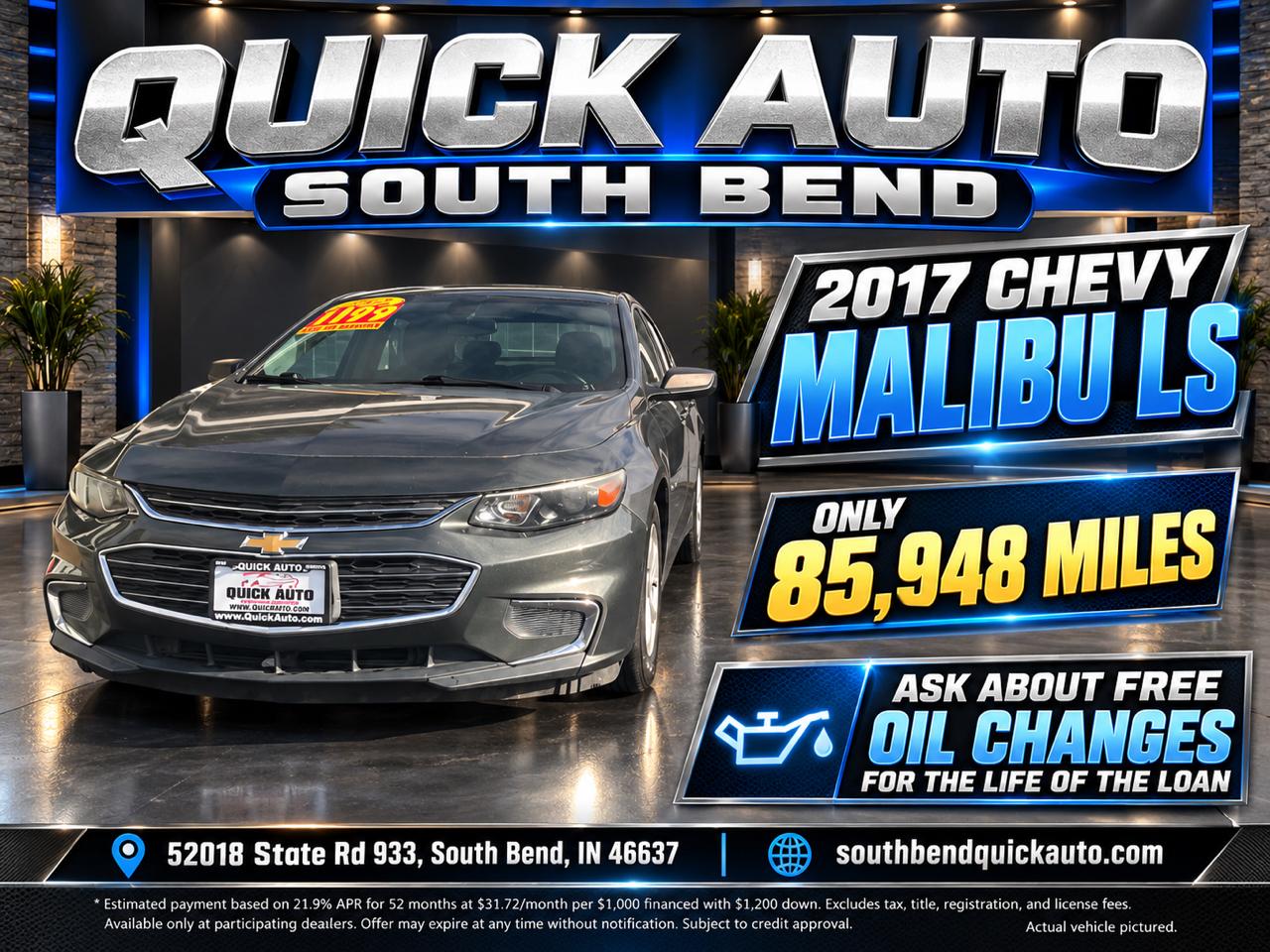 Chevrolet Malibu 4dr Sdn LS w/1LS 2017
