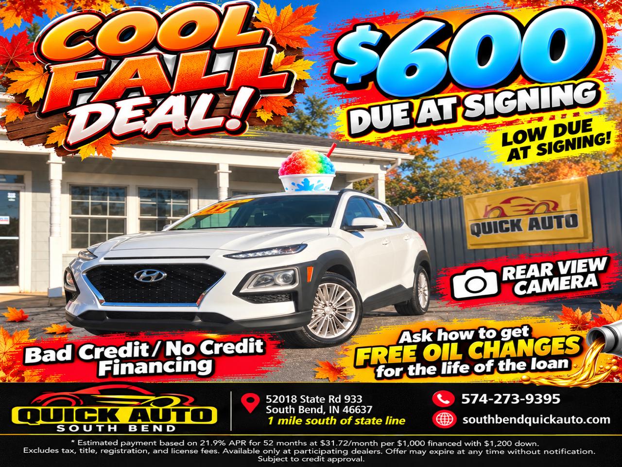 Hyundai Kona SEL Auto FWD 2021