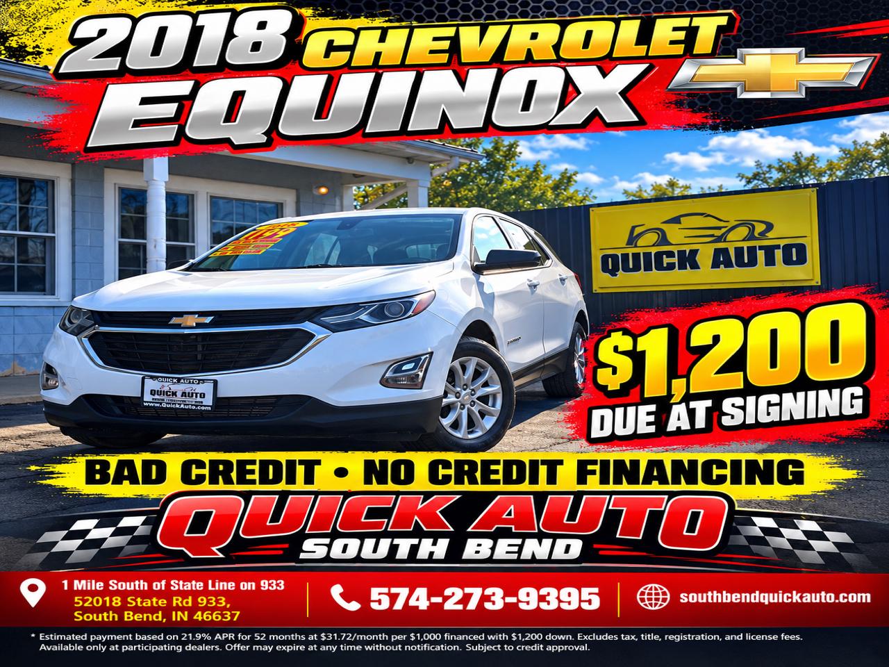 Chevrolet Equinox AWD 4dr LS w/1LS 2018