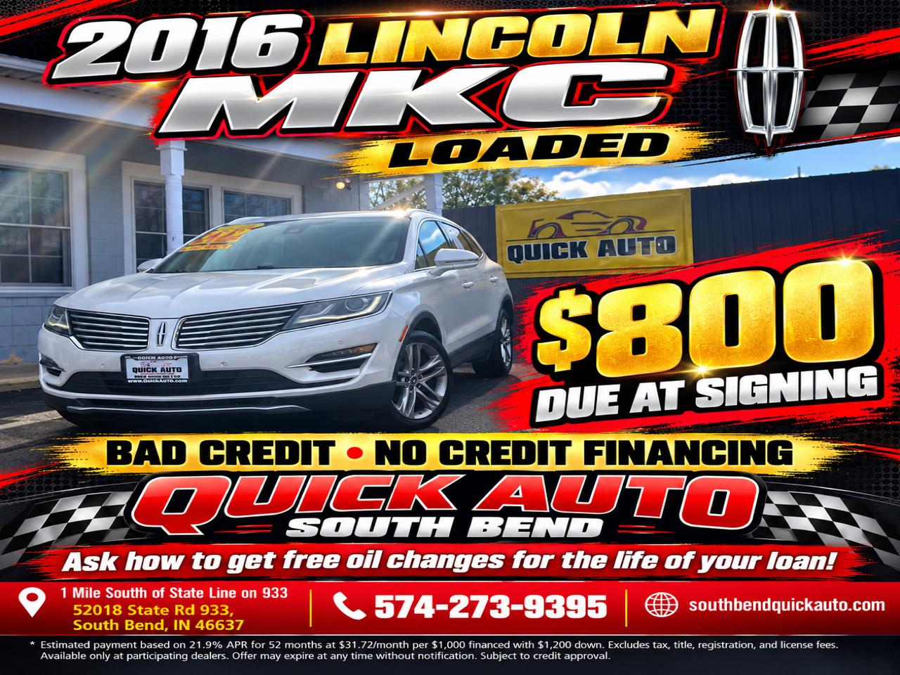 Lincoln MKC AWD 4dr Reserve 2016