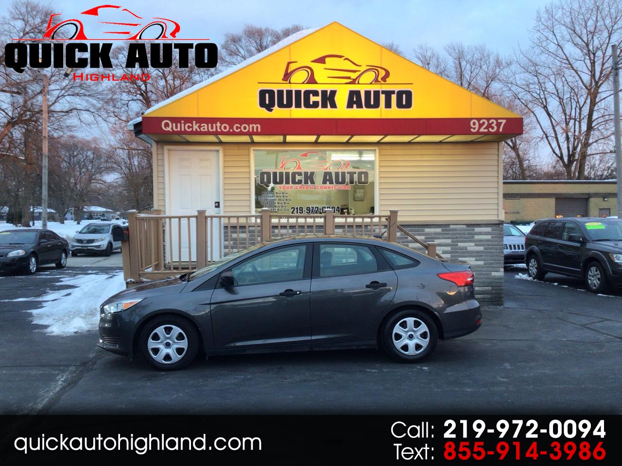 2015 Ford Focus 4dr Sdn S