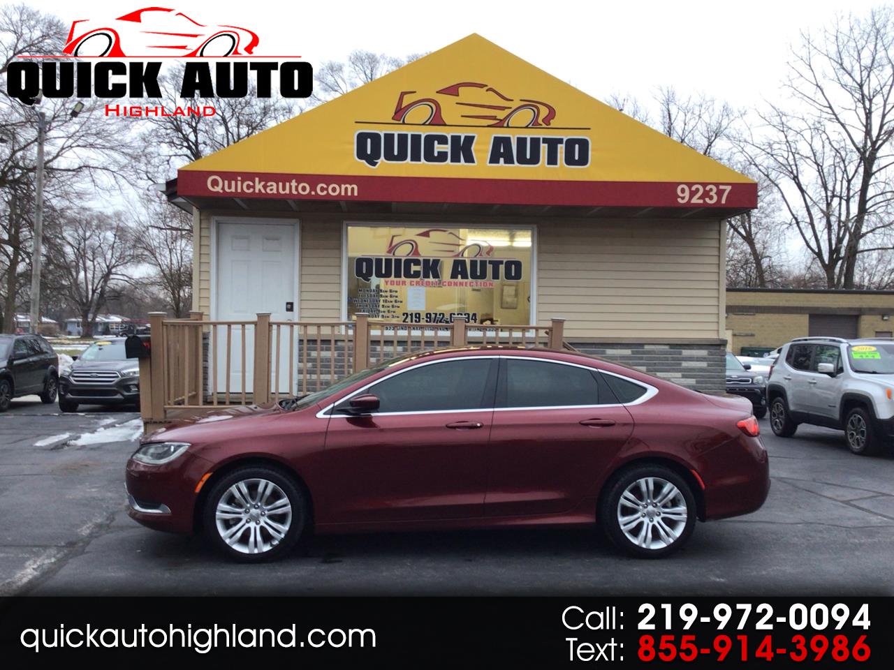 2015 Chrysler 200 4dr Sdn Limited FWD