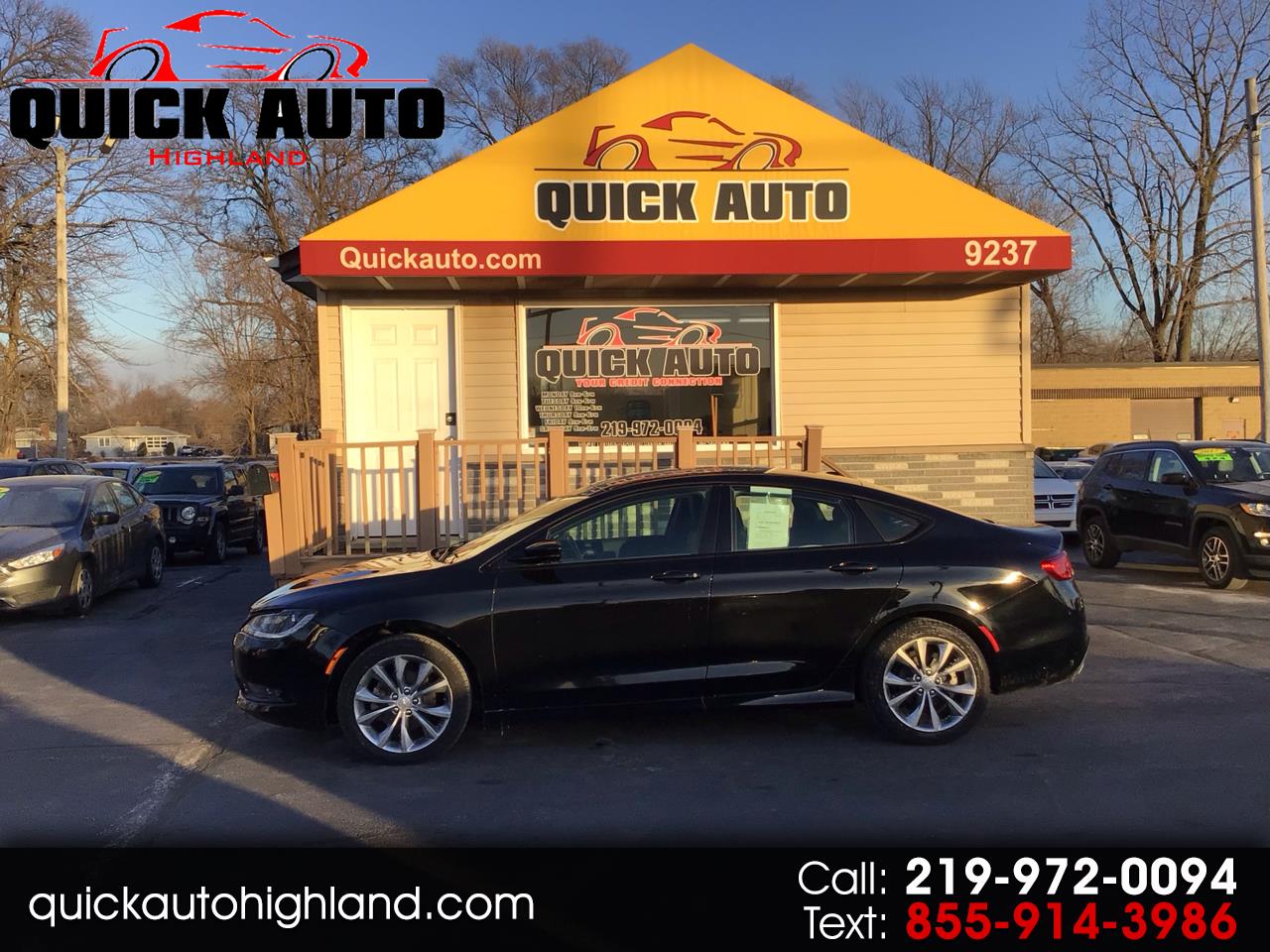 2015 Chrysler 200 4dr Sdn S FWD