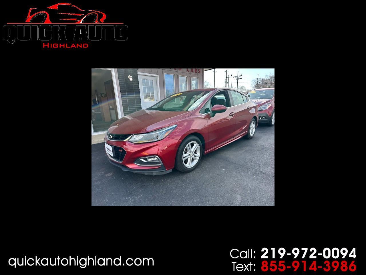 2018 Chevrolet Cruze 4dr Sdn 1.4L LT w/1SD