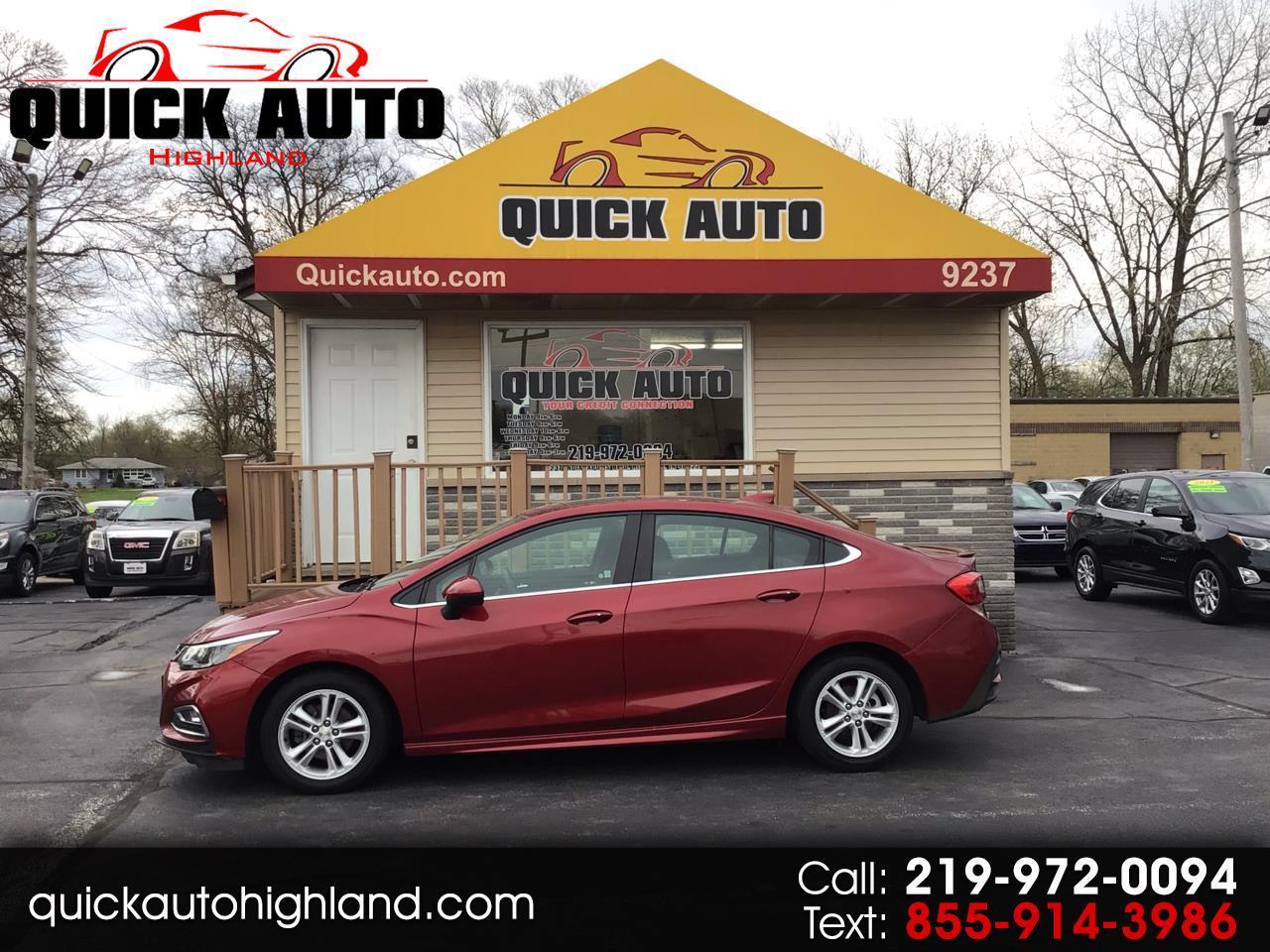 2018 Chevrolet Cruze 4dr Sdn 1.4L LT w/1SD