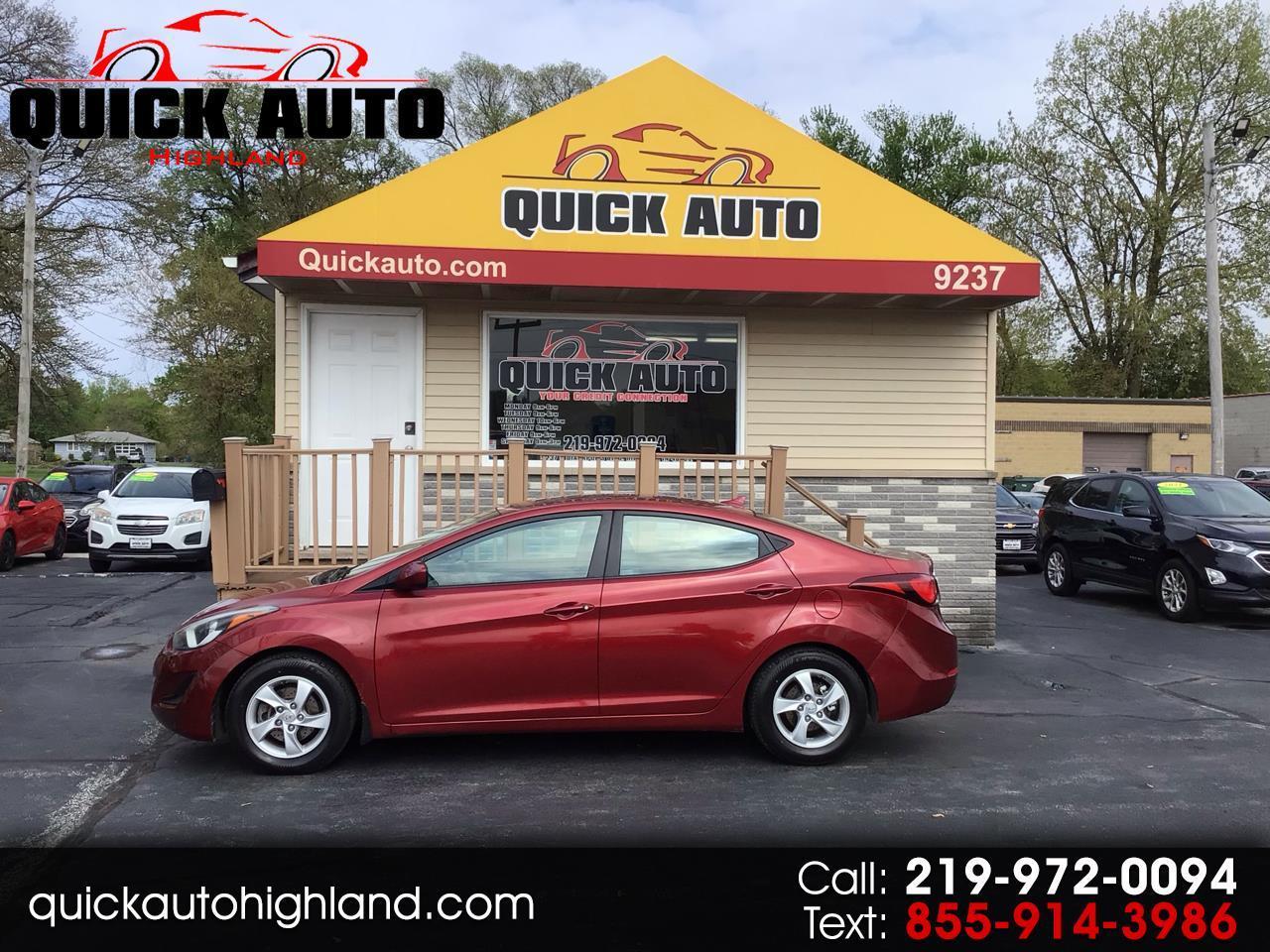Hyundai Elantra 4dr Sdn Auto SE (Alabama Plant) 2015