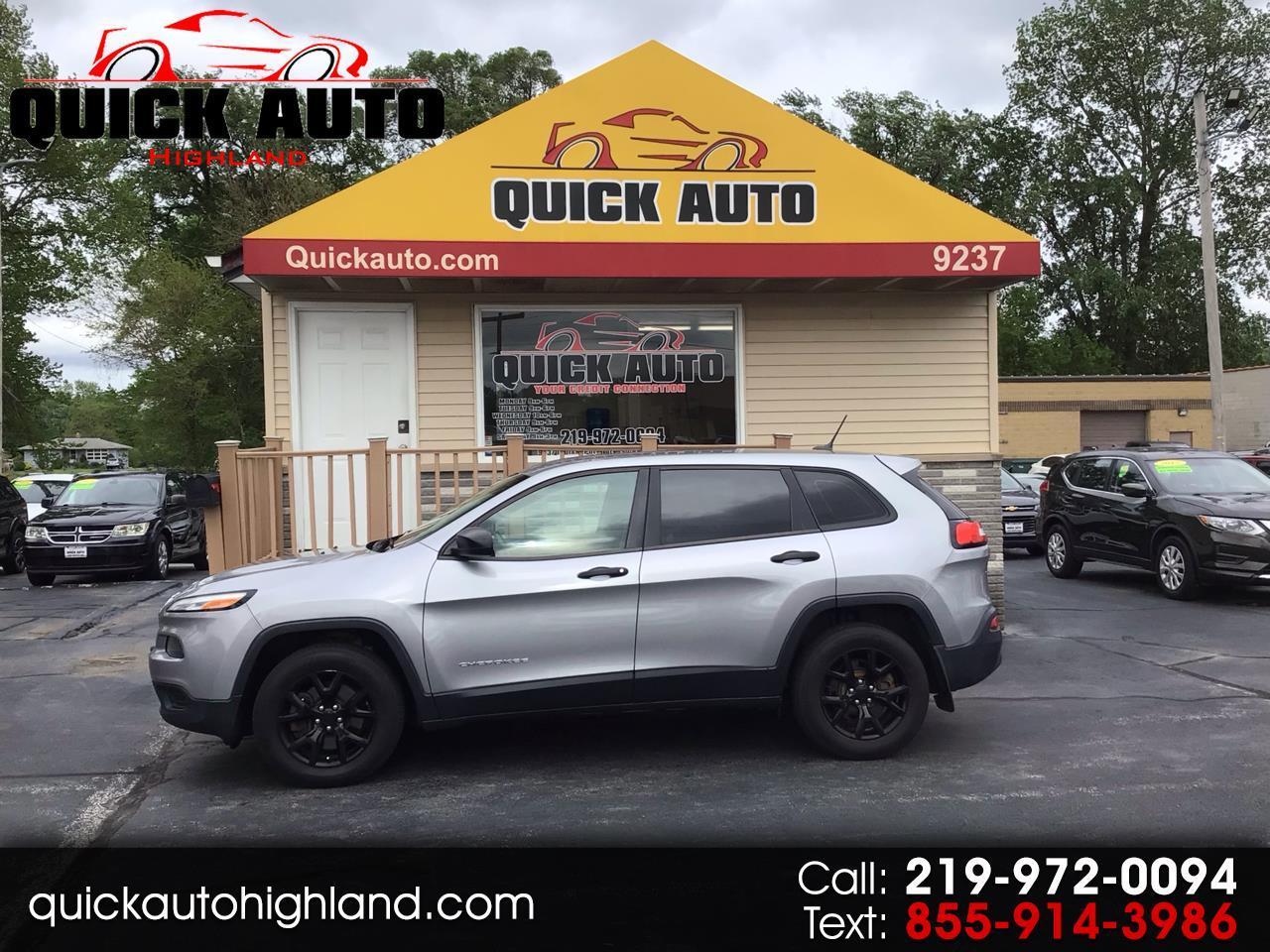2016 Jeep Cherokee 4WD 4dr Sport