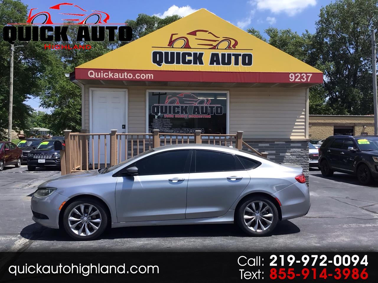 Chrysler 200 4dr Sdn S FWD 2015