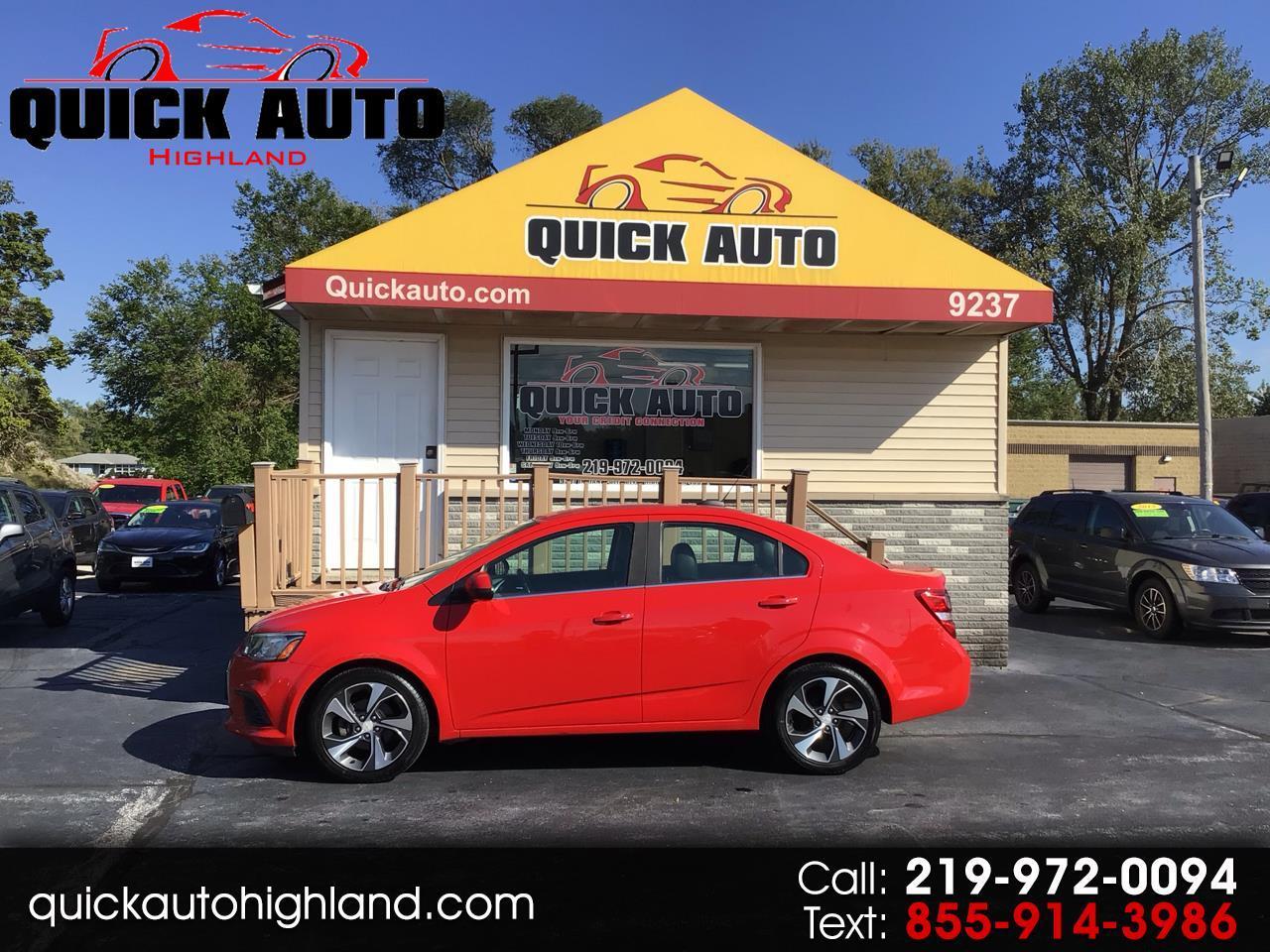 Chevrolet Sonic 4dr Sdn Auto Premier 2017