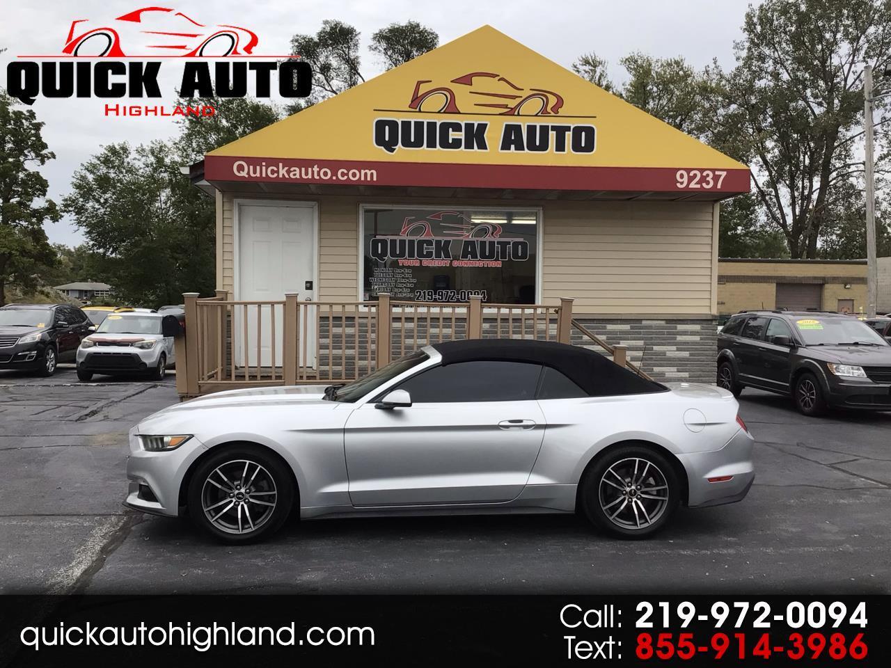 2017 Ford Mustang EcoBoost Premium Convertible