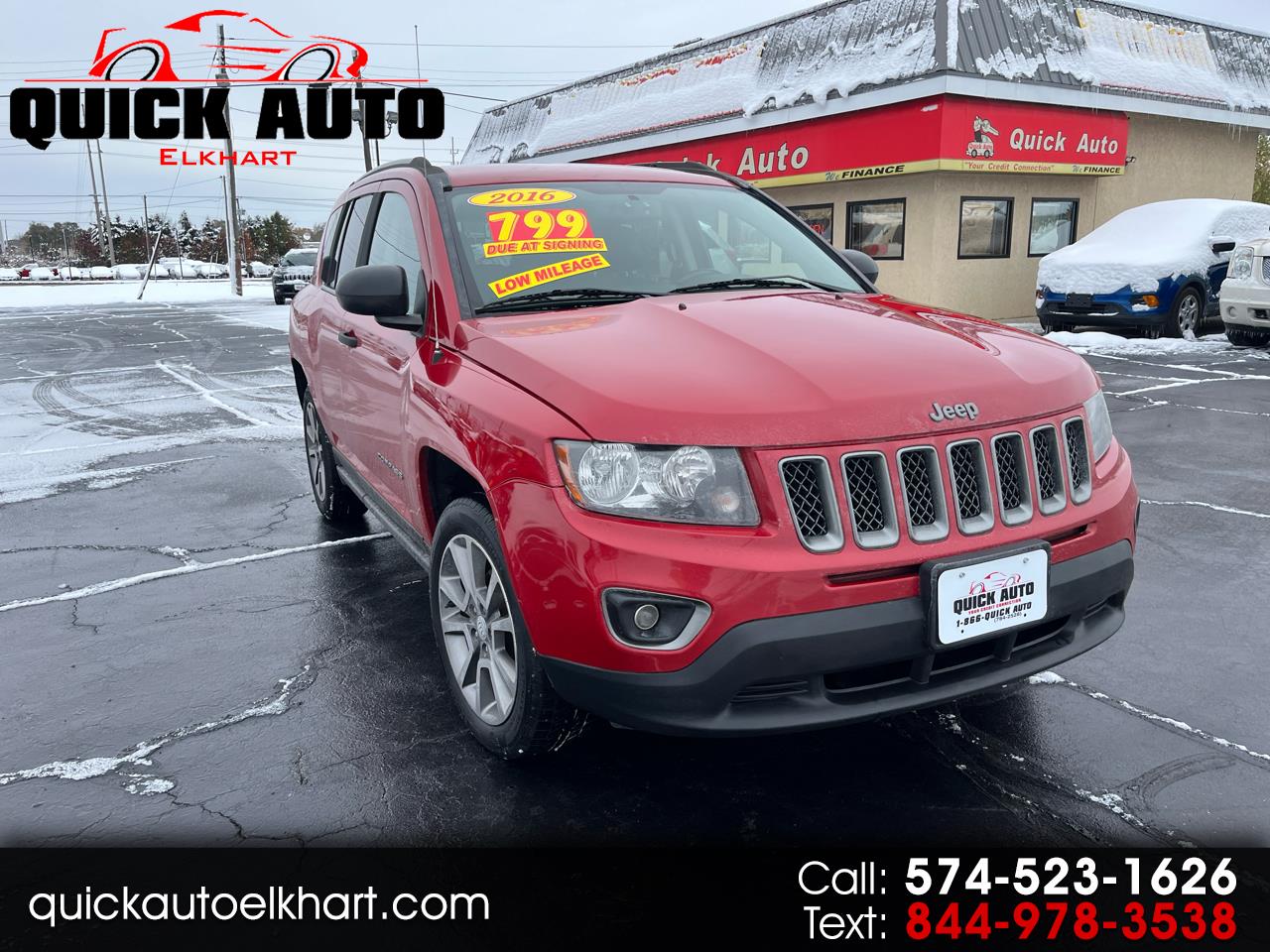 2016 Jeep Compass FWD 4dr Sport SE Pkg