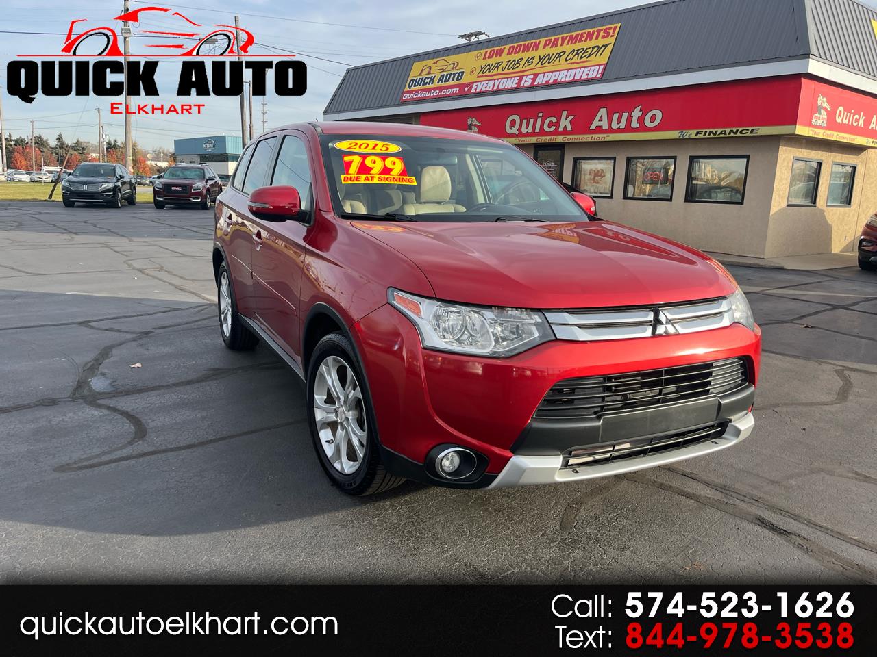 2015 Mitsubishi Outlander 2WD 4dr SE