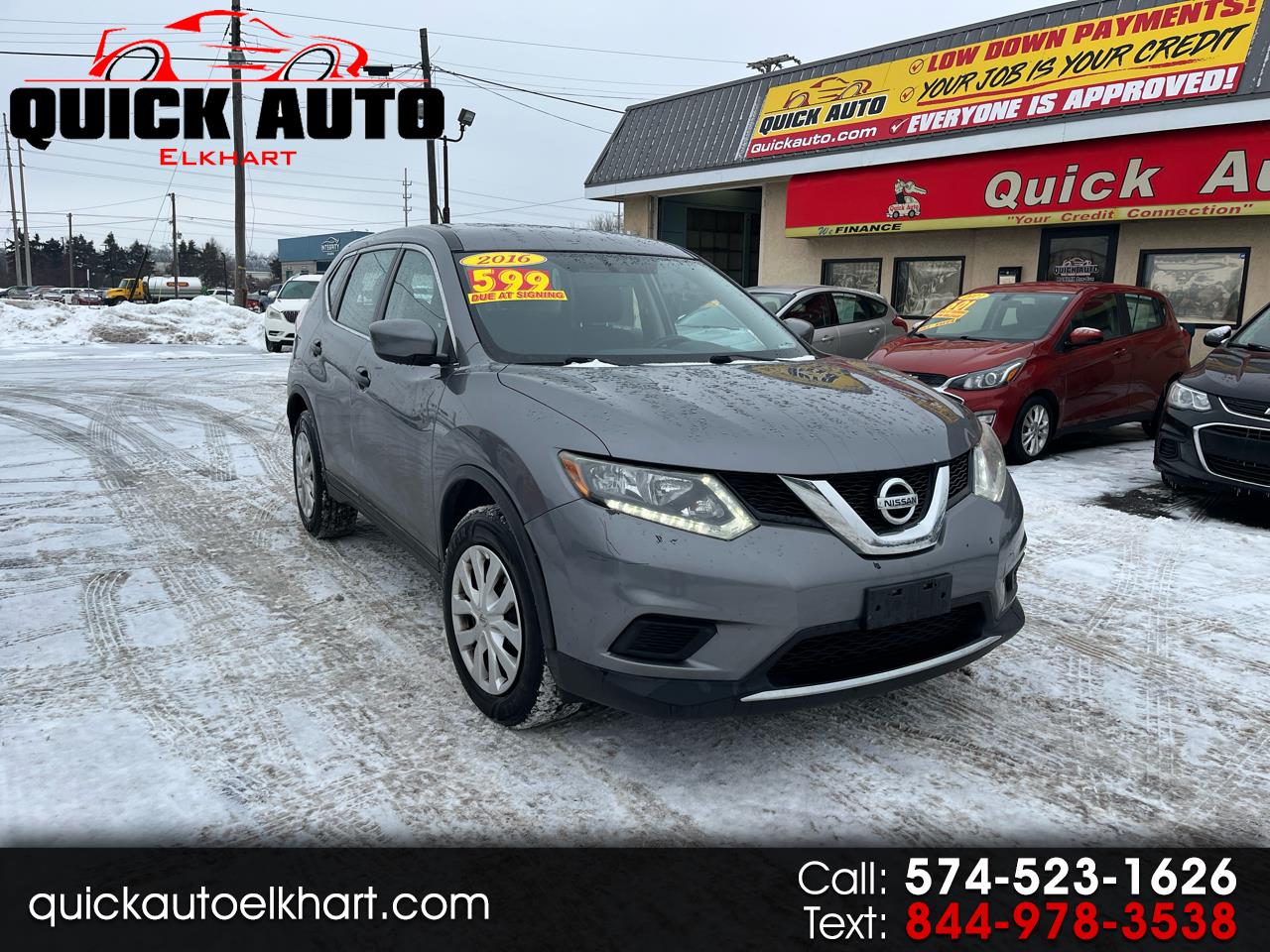 2016 Nissan Rogue AWD 4dr S