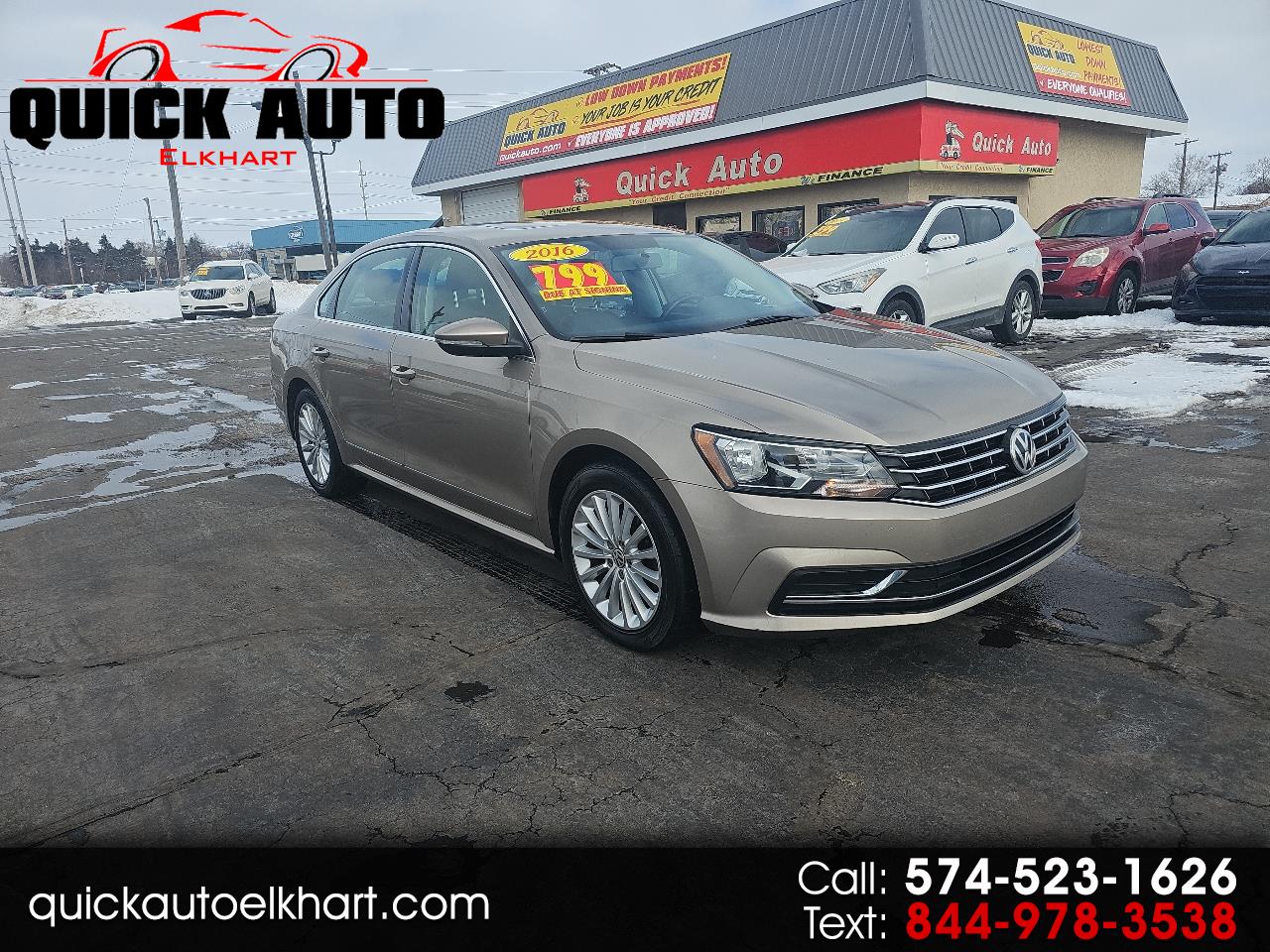2016 Volkswagen Passat 4dr Sdn 1.8T Auto SE
