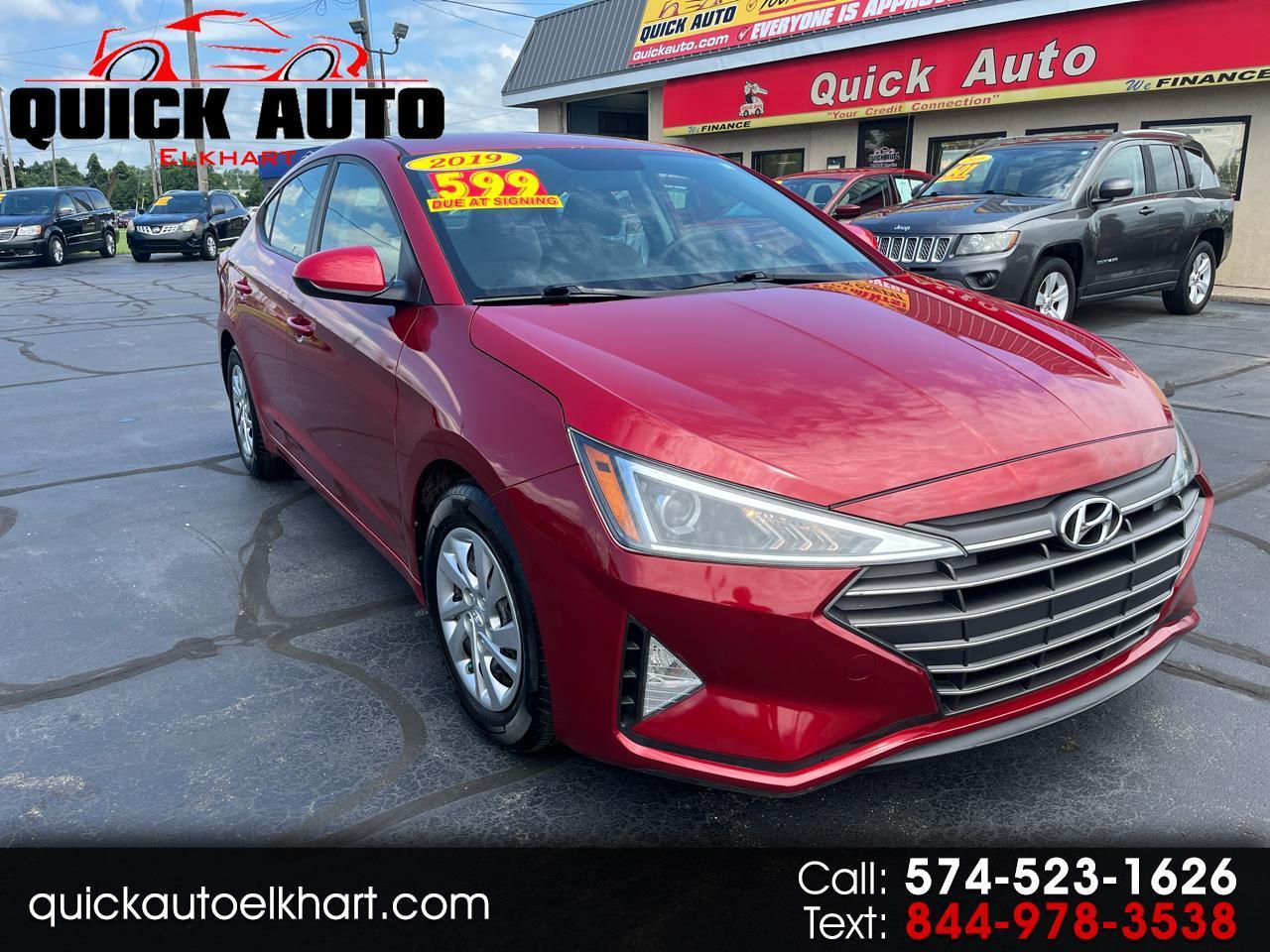 Hyundai Elantra SE Auto 2019