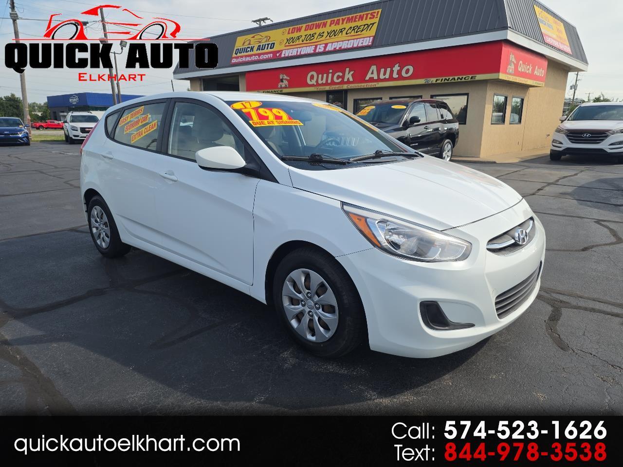 Hyundai Accent SE Hatchback Auto 2017