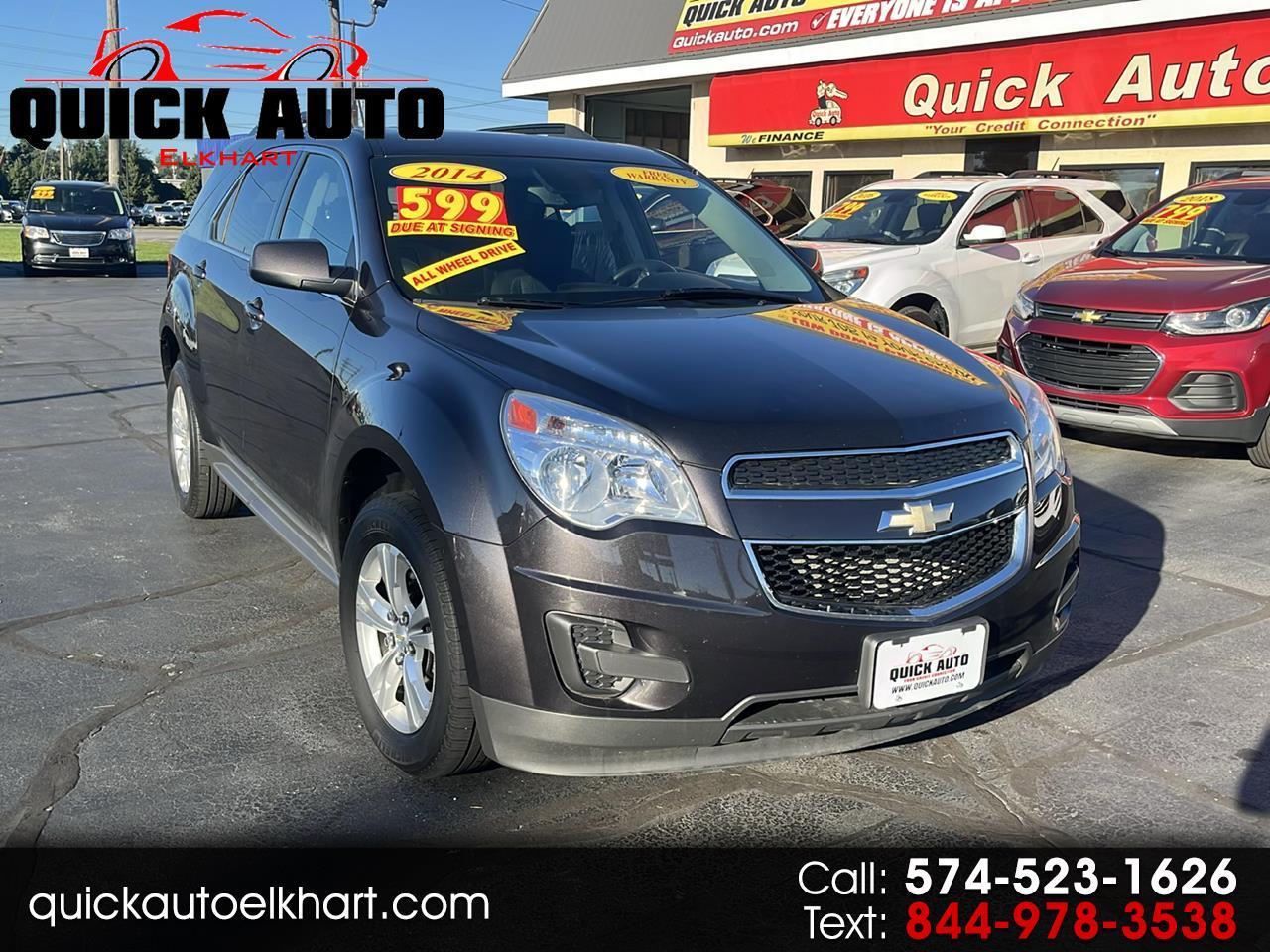 2014 Chevrolet Equinox AWD 4dr LT w/1LT