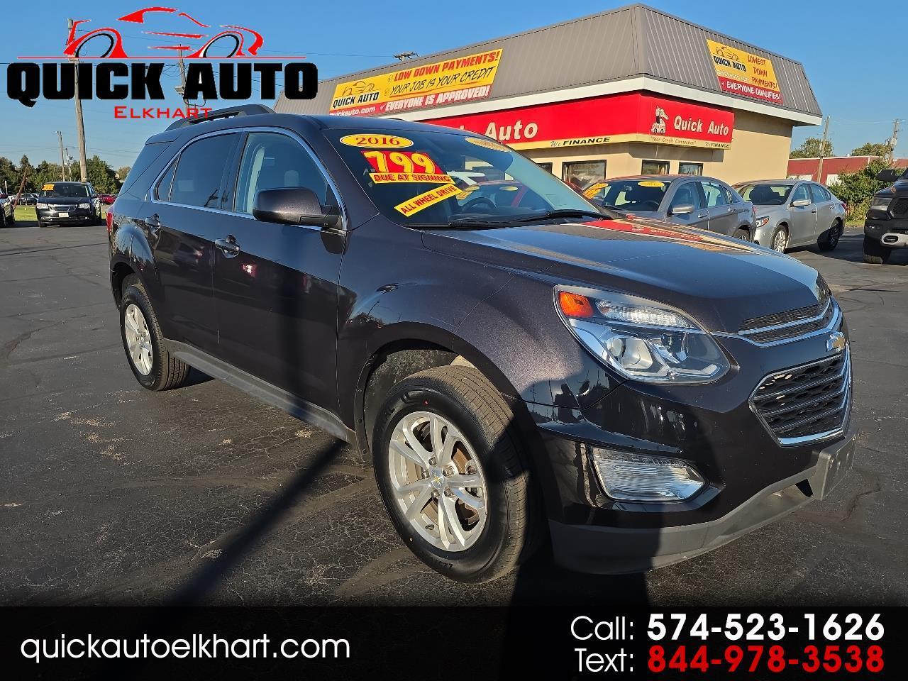 2016 Chevrolet Equinox AWD 4dr LT