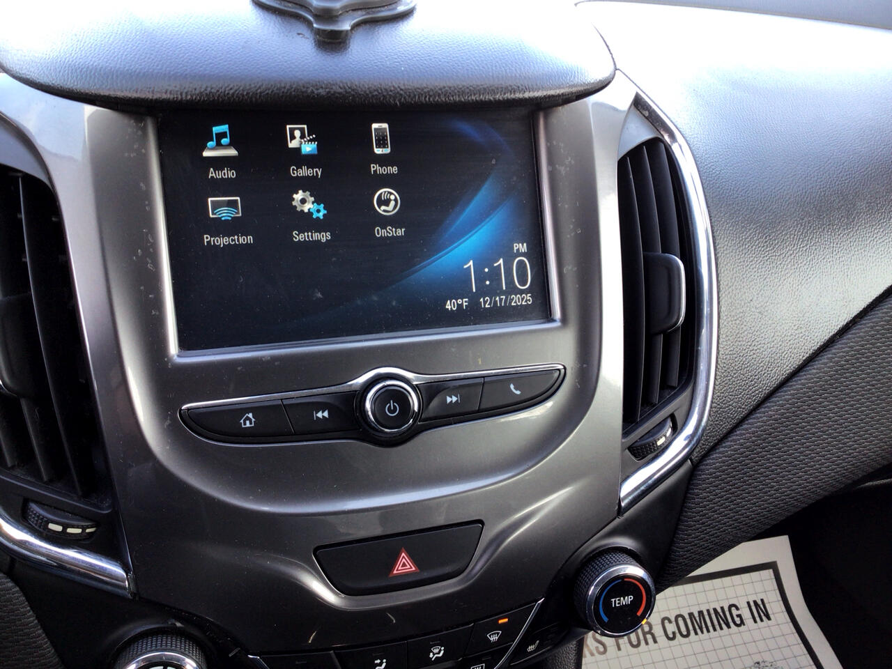 Chevrolet Cruze 4dr Sdn 1.4L LT w/1SD 2018