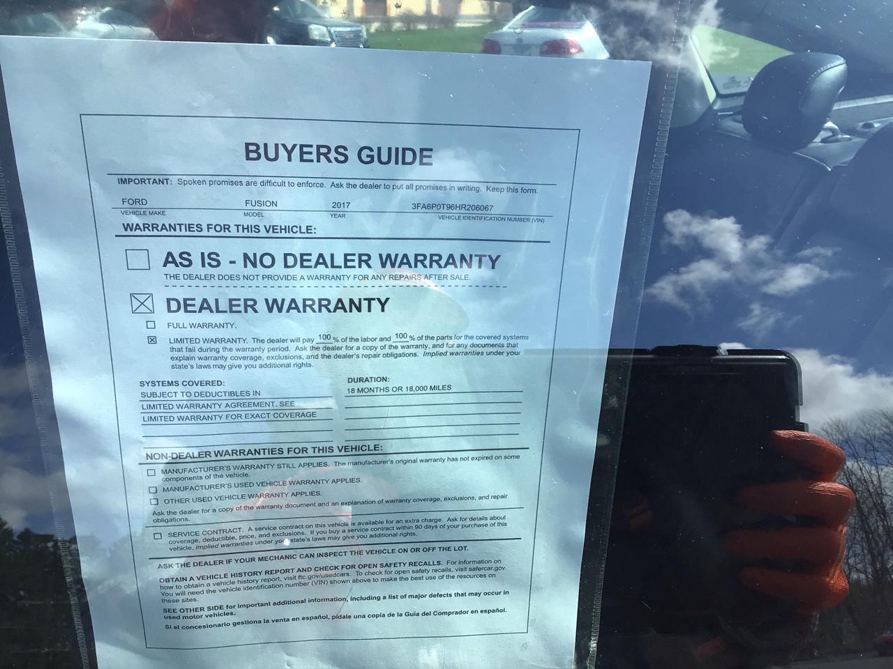 Ford Fusion SE AWD 2017