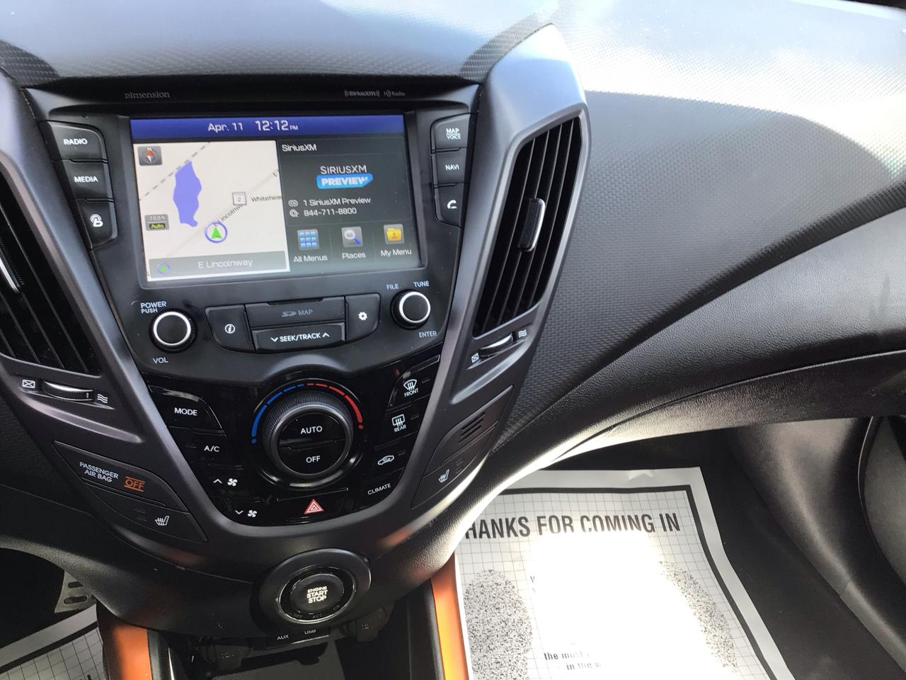 Hyundai Veloster 3dr Cpe Auto Turbo w/Orange Accent 2016