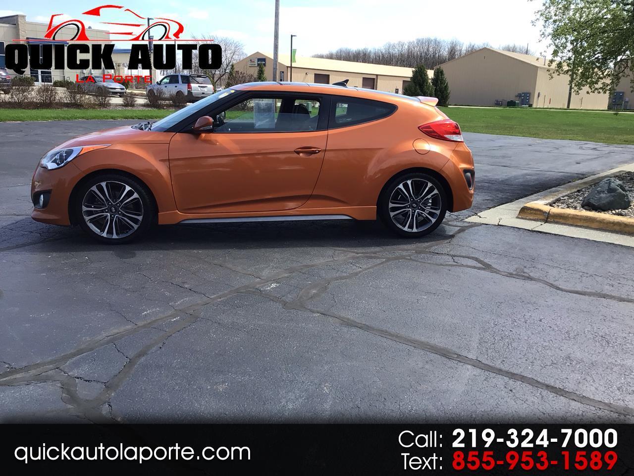 Hyundai Veloster 3dr Cpe Auto Turbo w/Orange Accent 2016